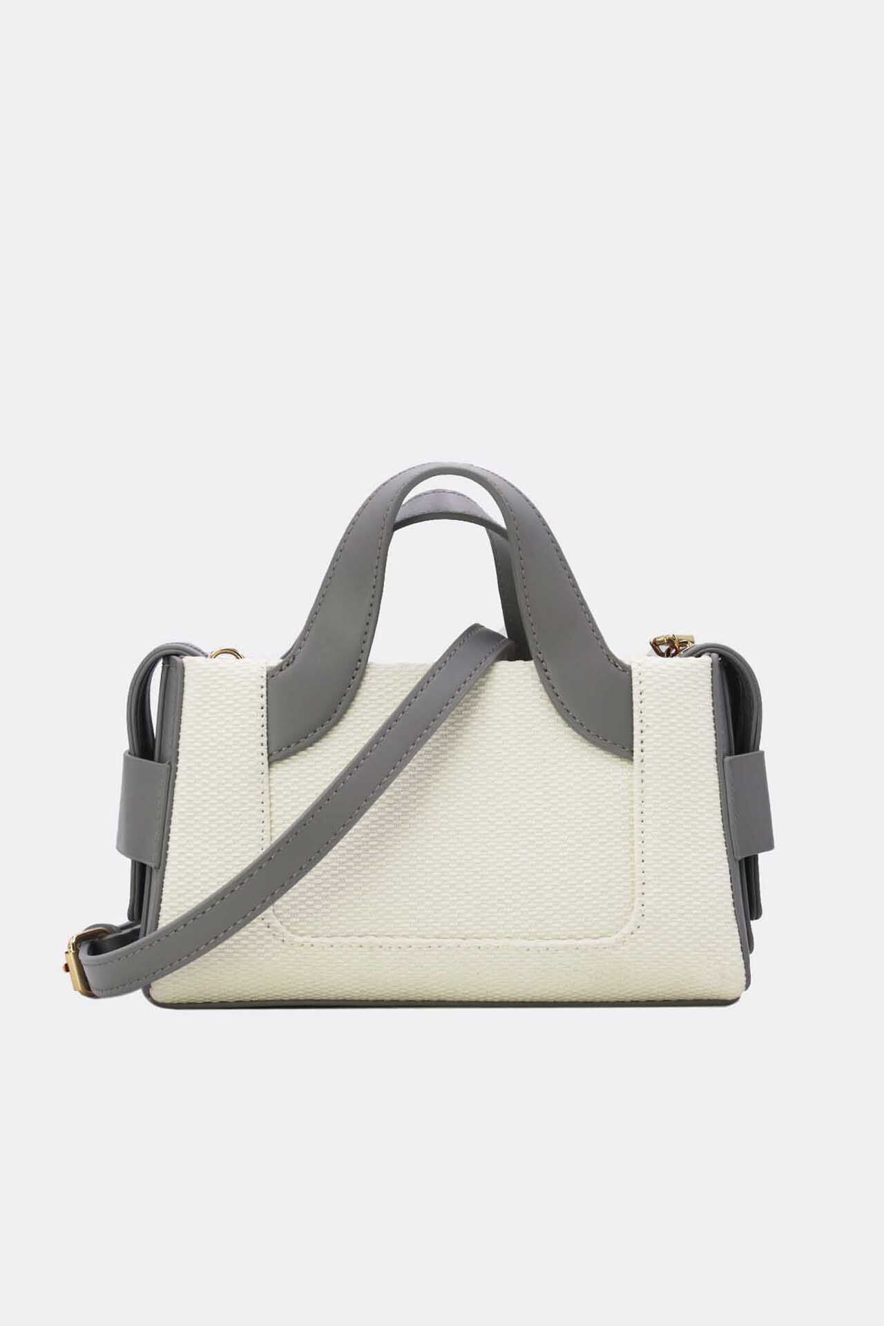 Wholesaler Tom & Eva - Small handbag vintage style straw effect