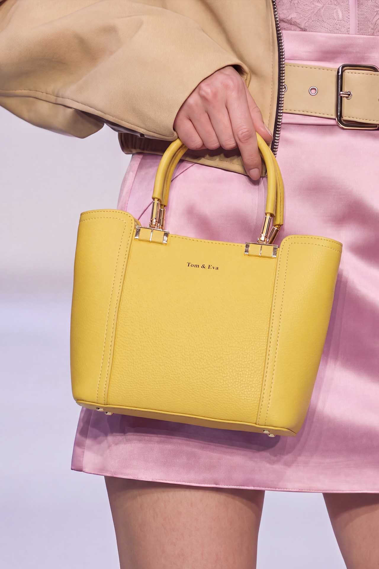 Mayorista Tom & Eva - Bolso de Mano Mediano Efecto Cuero