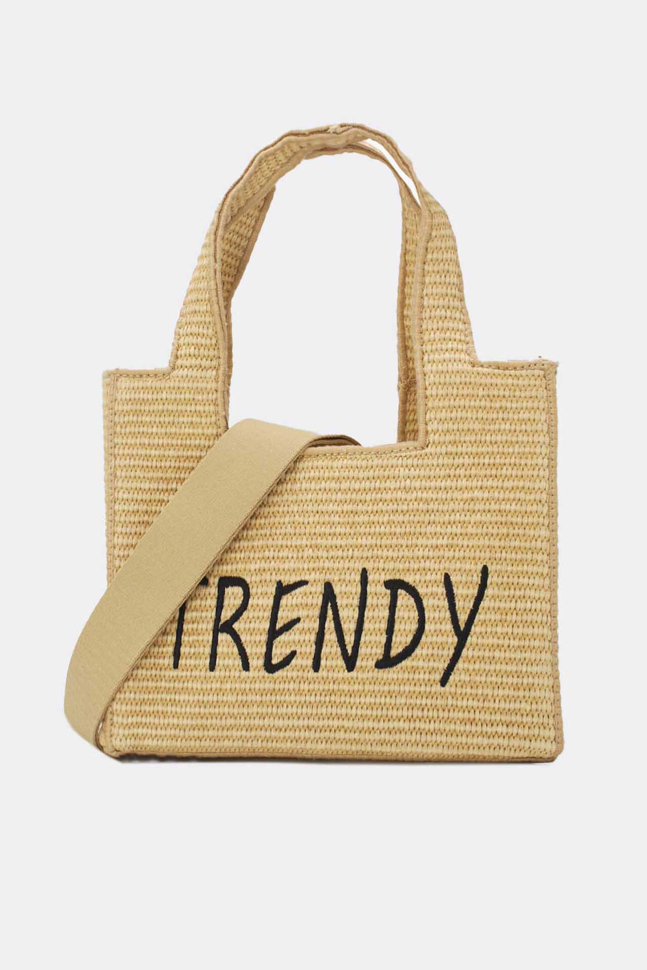 Wholesaler Tom & Eva - Small minimalist straw handbag