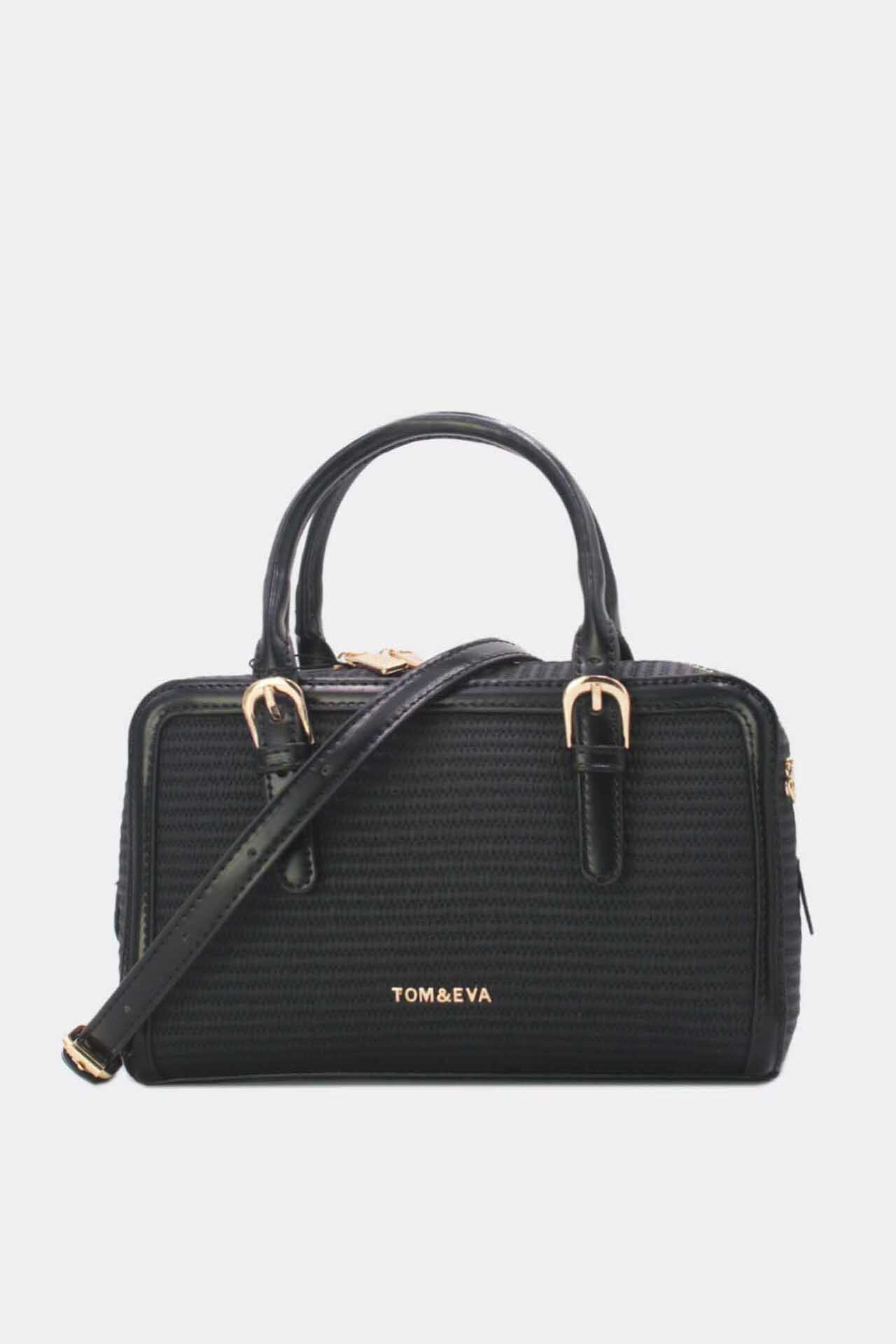 Grossiste Tom & Eva - Petit Sac à Main Effet Paille