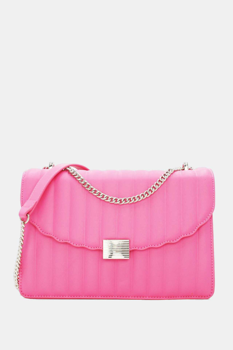 Mayorista Tom & Eva - Bolso Bandolera Acolchado Con Solapa Ondulada