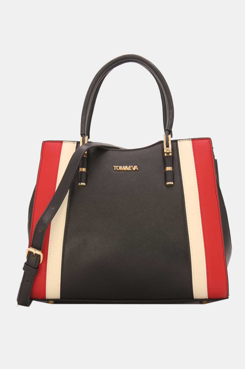 Grossiste Tom & Eva - Sac à Main Multi Compartiments Patchwork