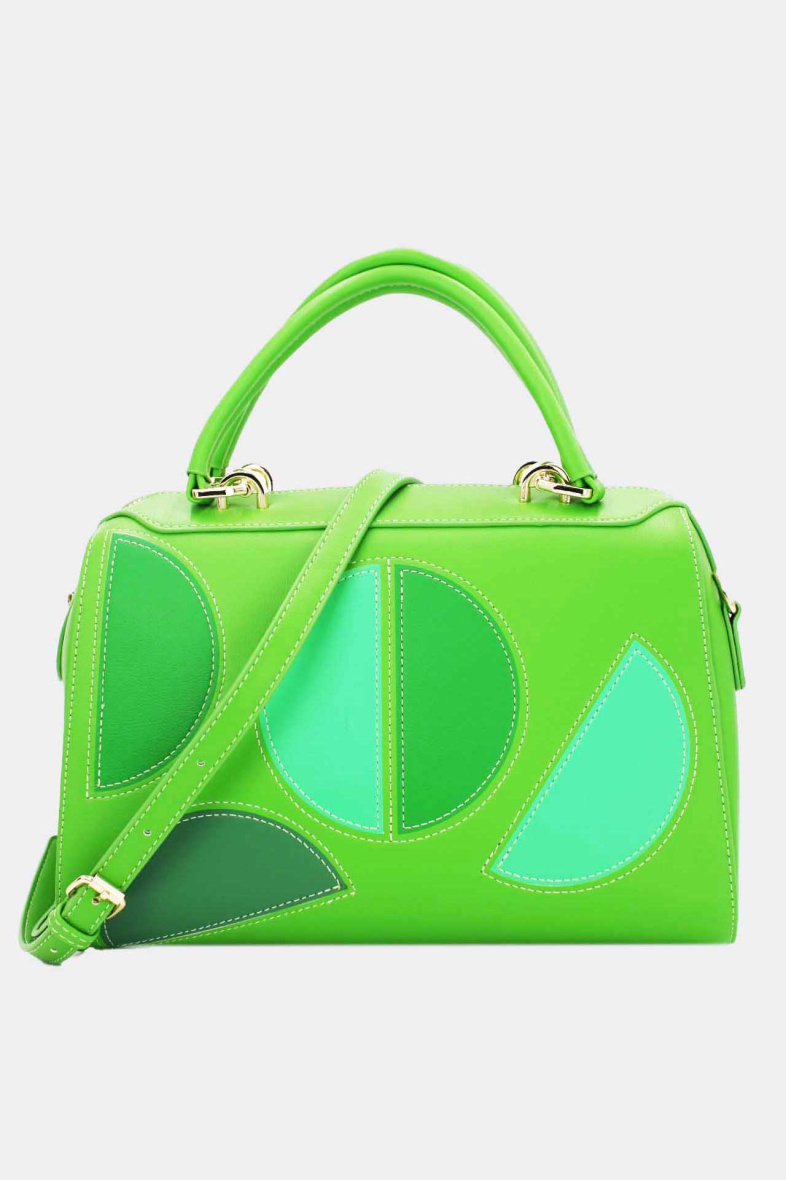 Wholesaler Tom & Eva - Bowling Bag Decorated With Half Moons