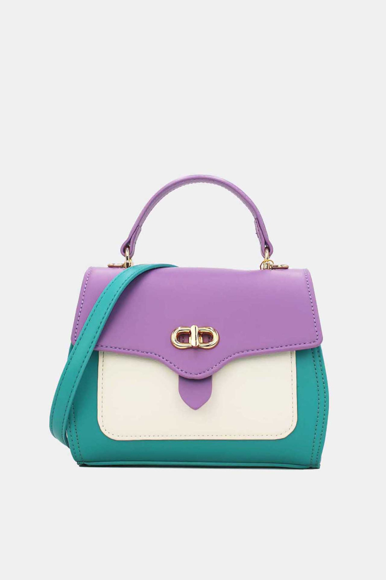 Grossiste Tom & Eva - Petit Sac à Main Tricolore