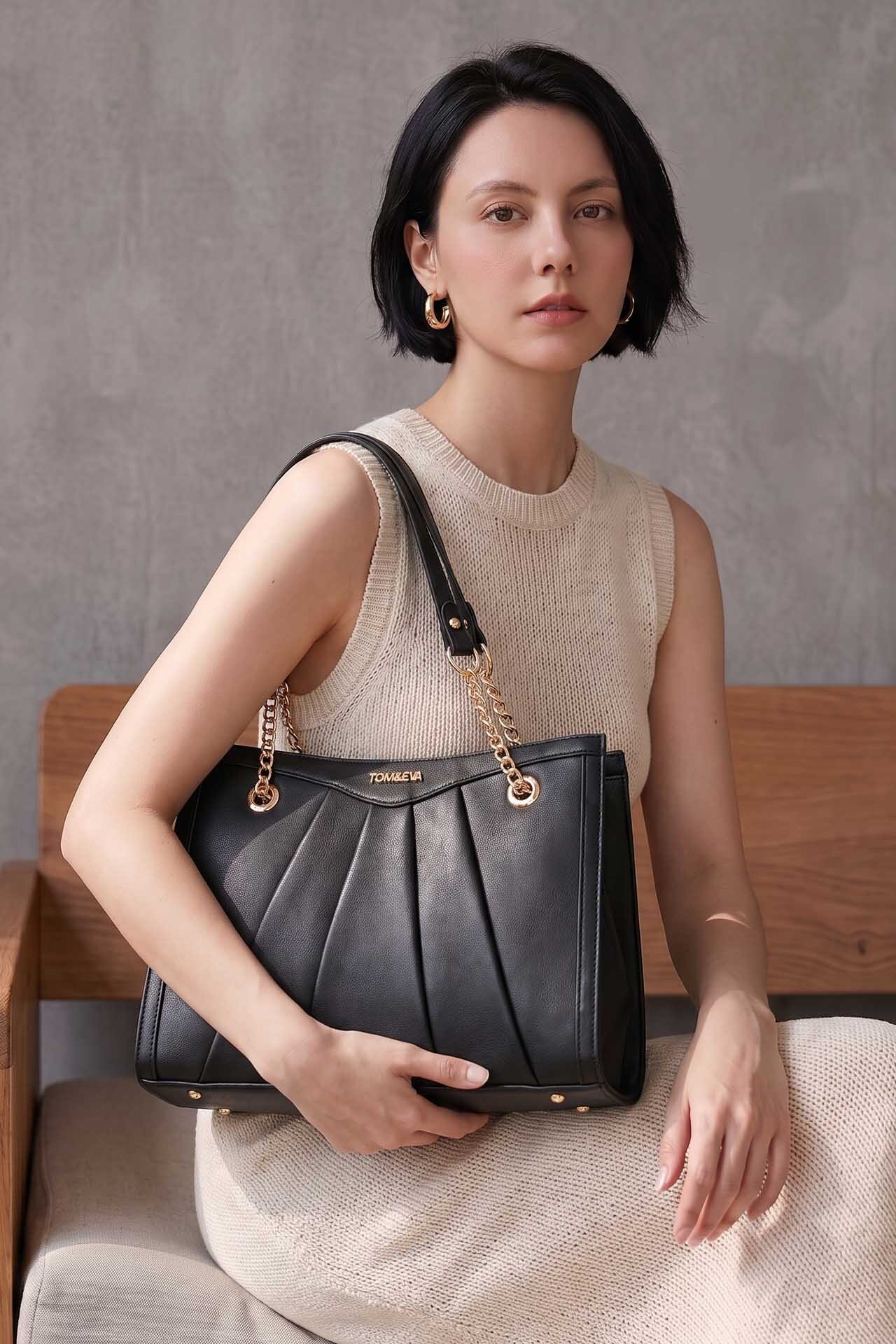 Wholesaler Tom & Eva - Crossbody Bag with Multiple Pockets