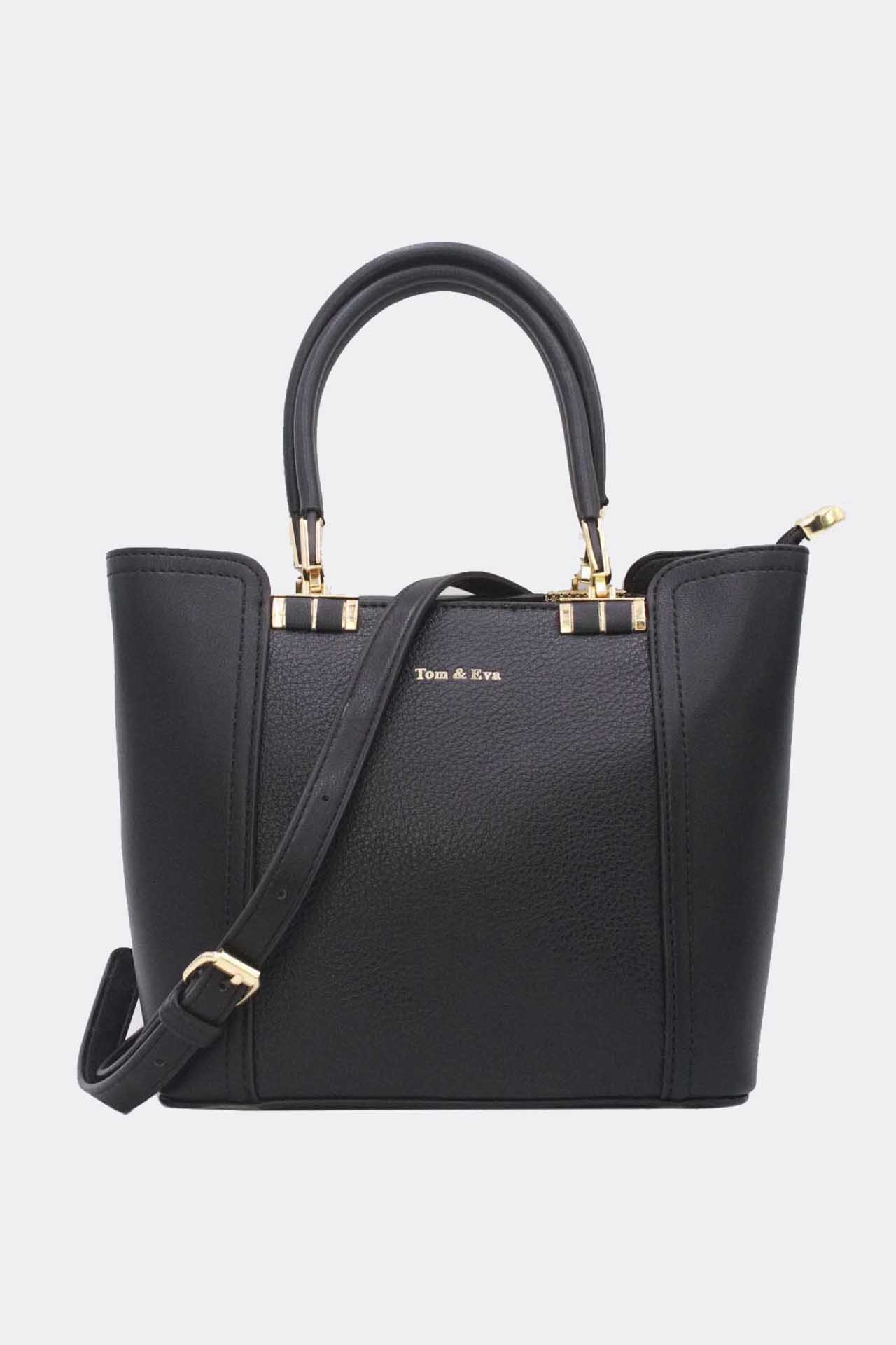 Wholesaler Tom & Eva - Medium Faux Leather Handbag