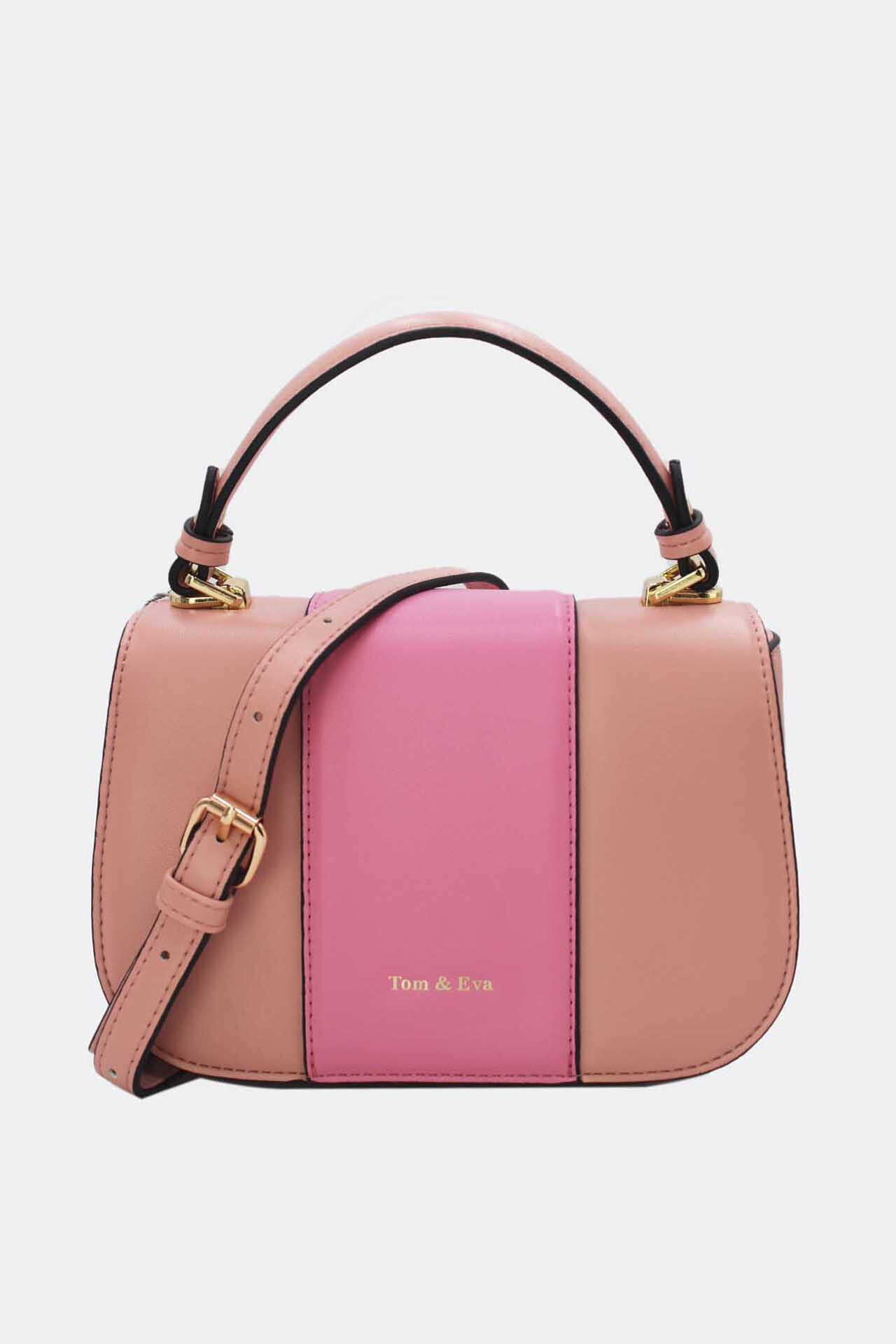 Mayorista Tom & Eva - Bolso de hombro bicolor