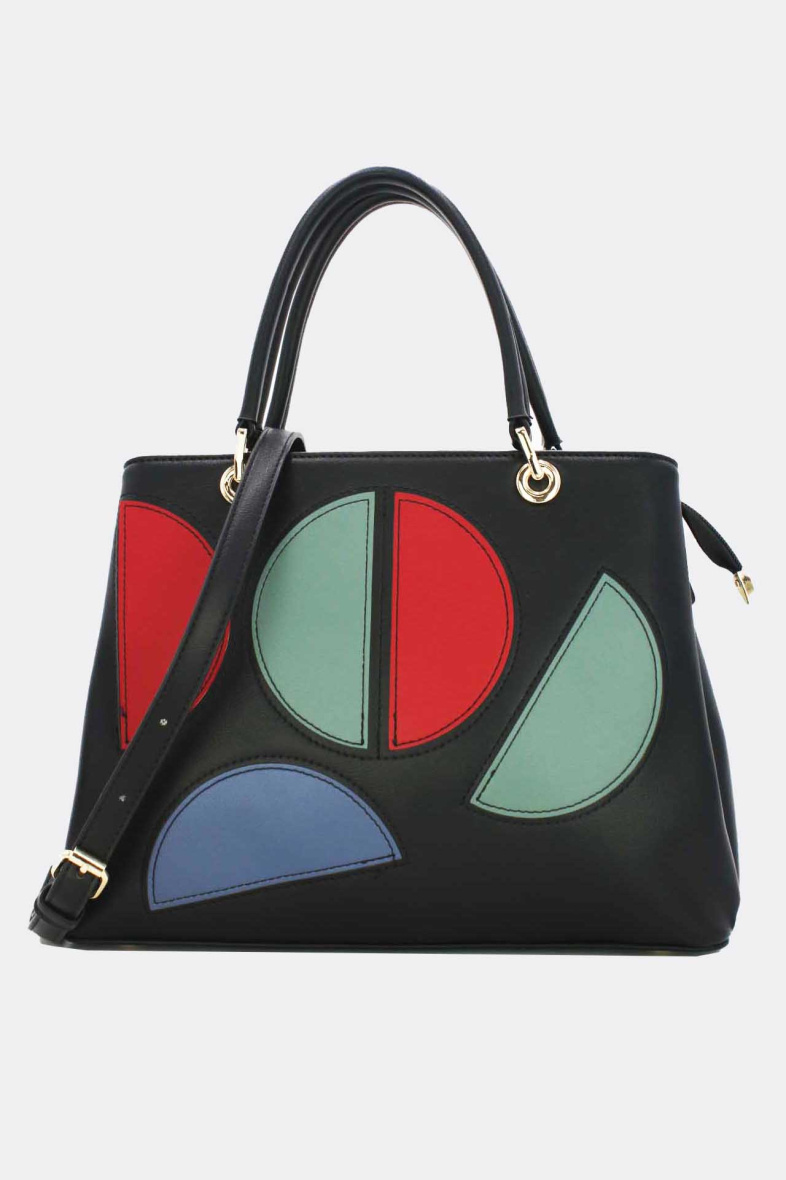 Grossiste Tom & Eva - Sac à Main Décoré Des Demi-lunes-22B-5532