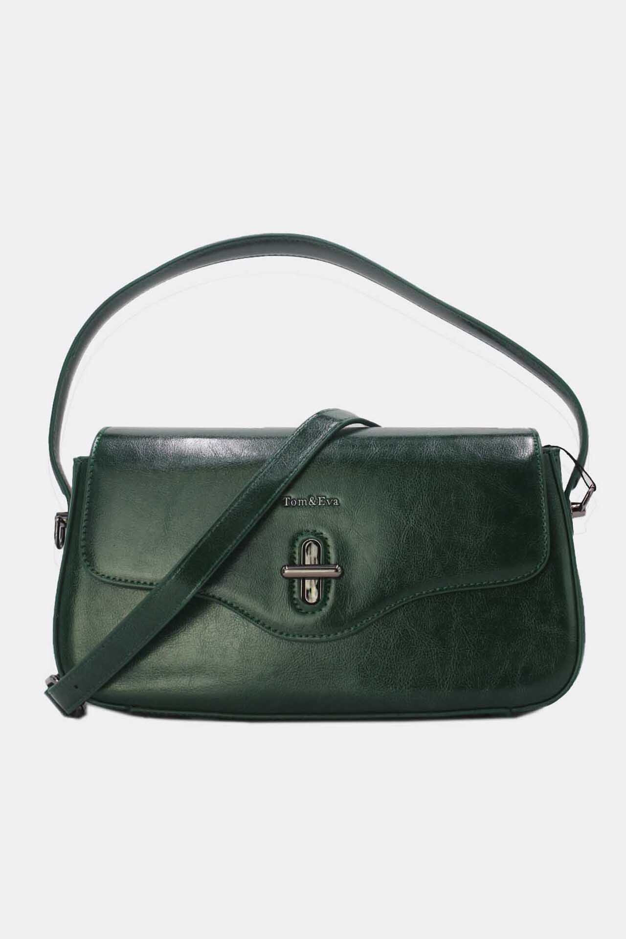 Grossiste Tom & Eva - Sac Porté Épaule Effet Cuir Vernis