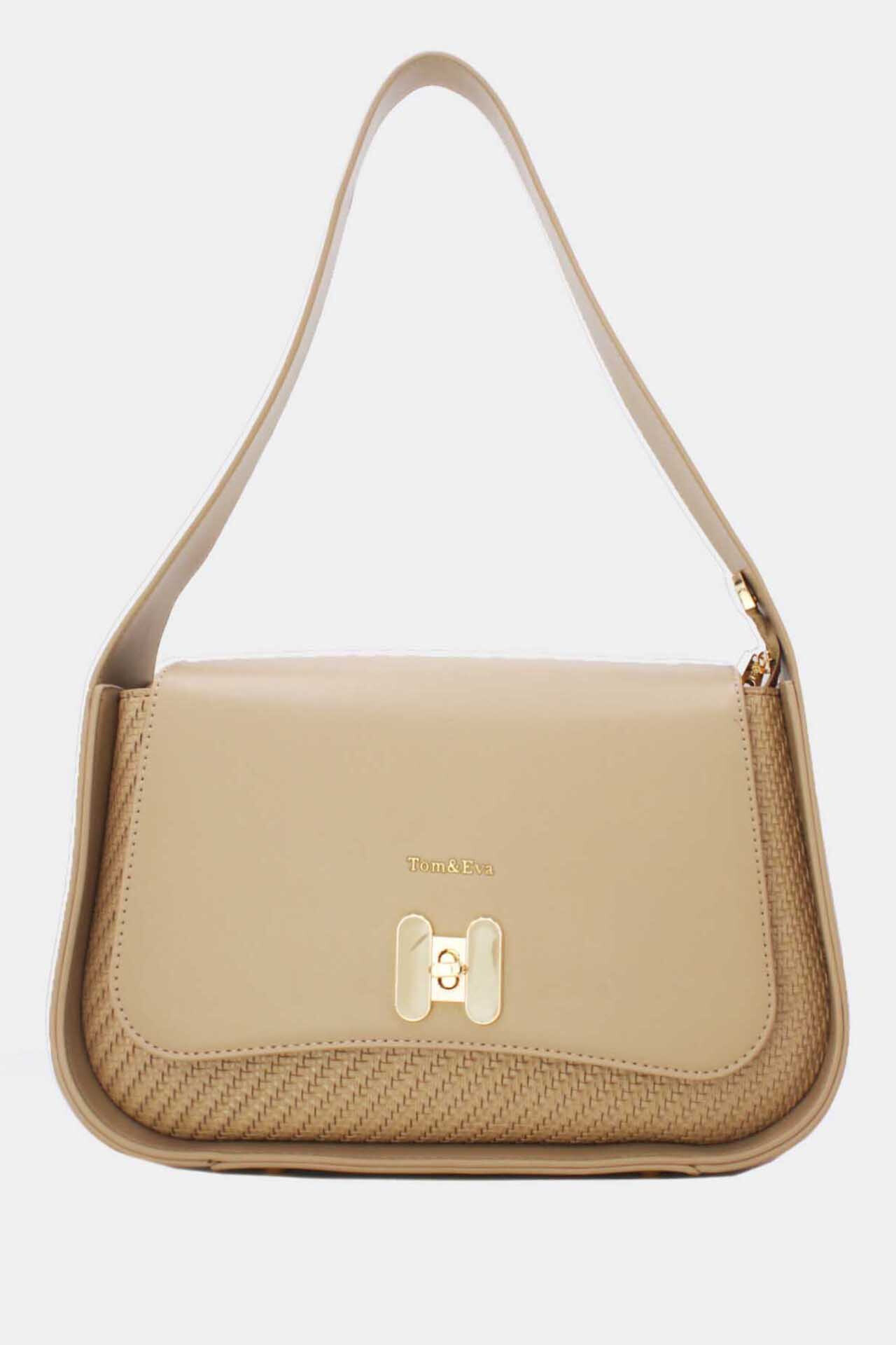 Grossiste Tom & Eva - Sac Porté Épaule Effet Tressé