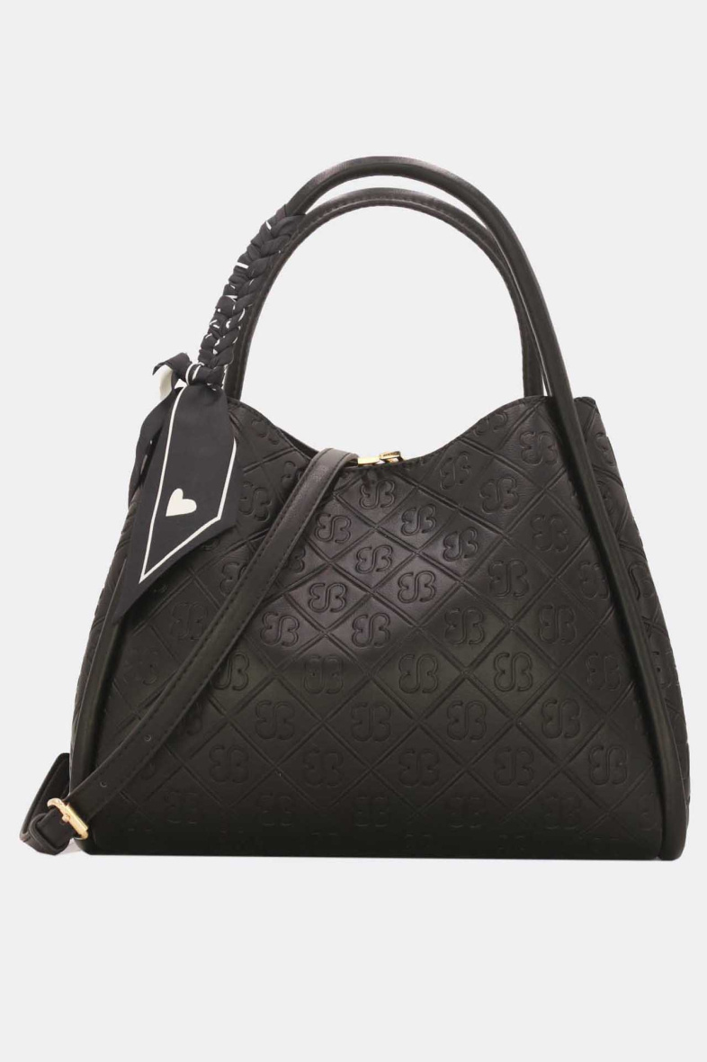 Grossiste Tom & Eva - Sac Ordinateur Portable 13" En Relief de Trèfles Avec Bandeau