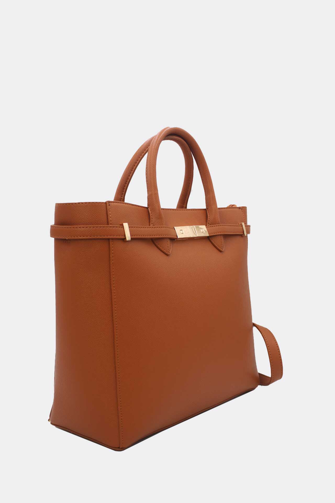 Wholesaler Tom & Eva - Women's Computer Bag with Embellished Belt