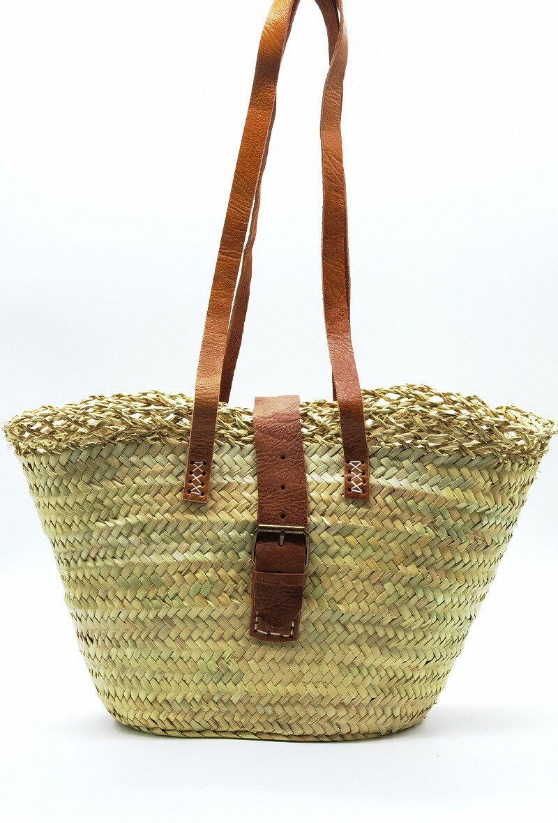 Wholesaler Top Sacs - SUMMER LEATHER CRAFT BASKET