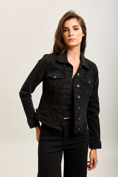 Grossista Toxik3 - Toxik3 giacca corta in denim con strass Grossista Toxik3 - Toxik3 giacca corta in denim con strass