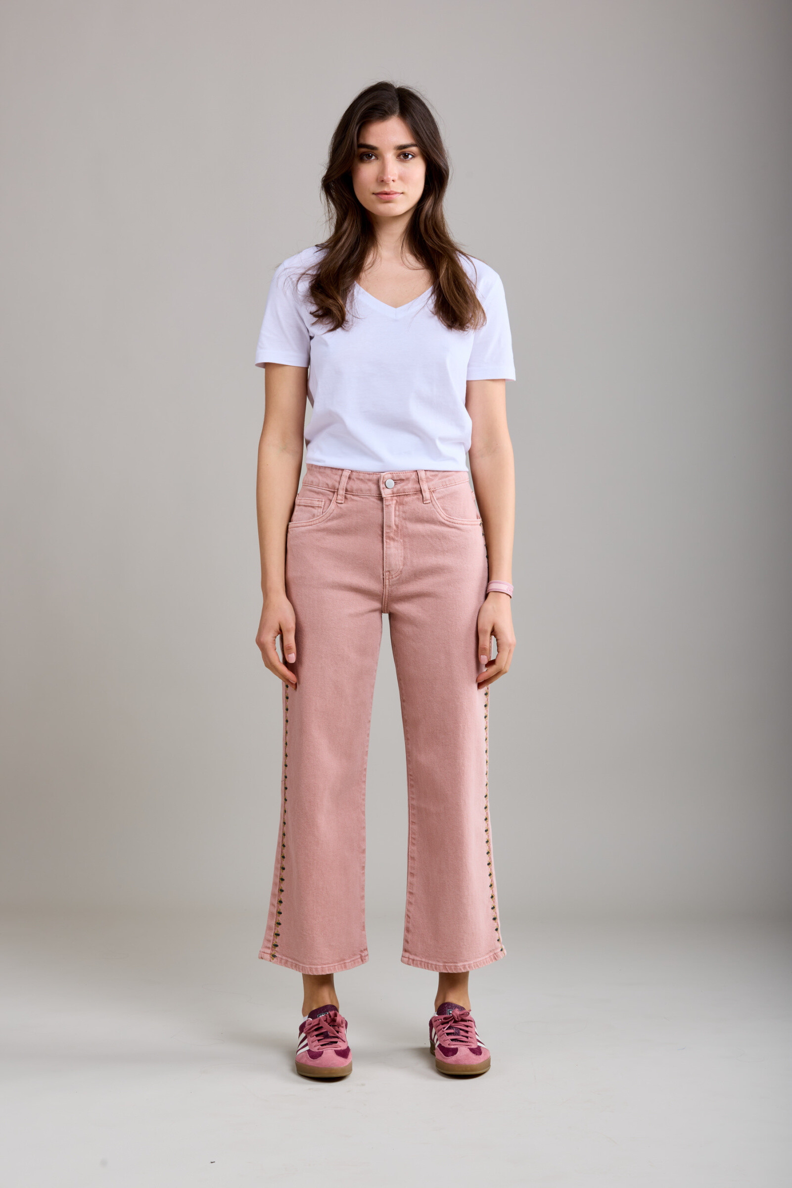 Grossiste Toxik3 - Jean cropped hippie chic - Noax