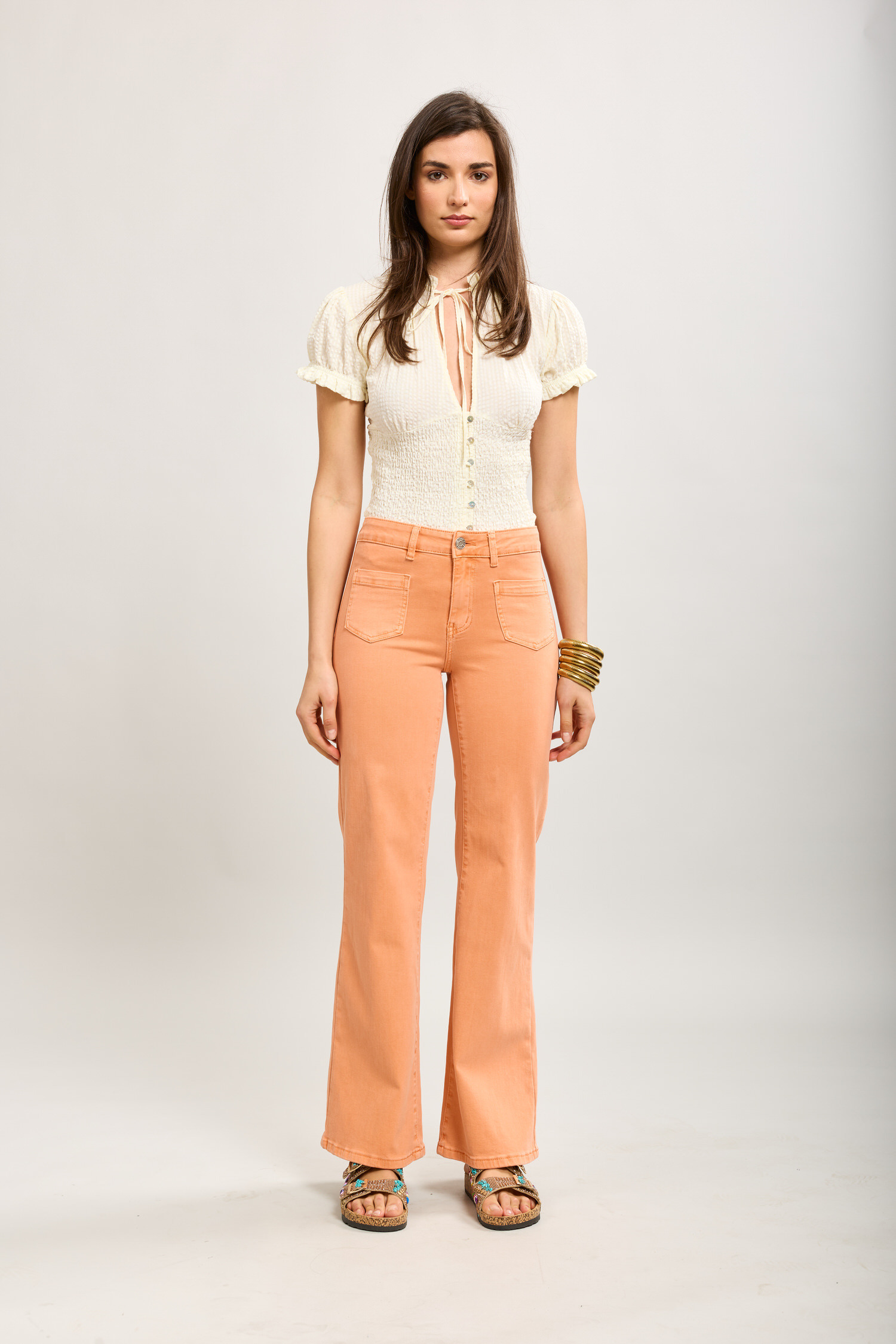 Grossiste Toxik3 - Toxik3 jean flare stretch grandes poches