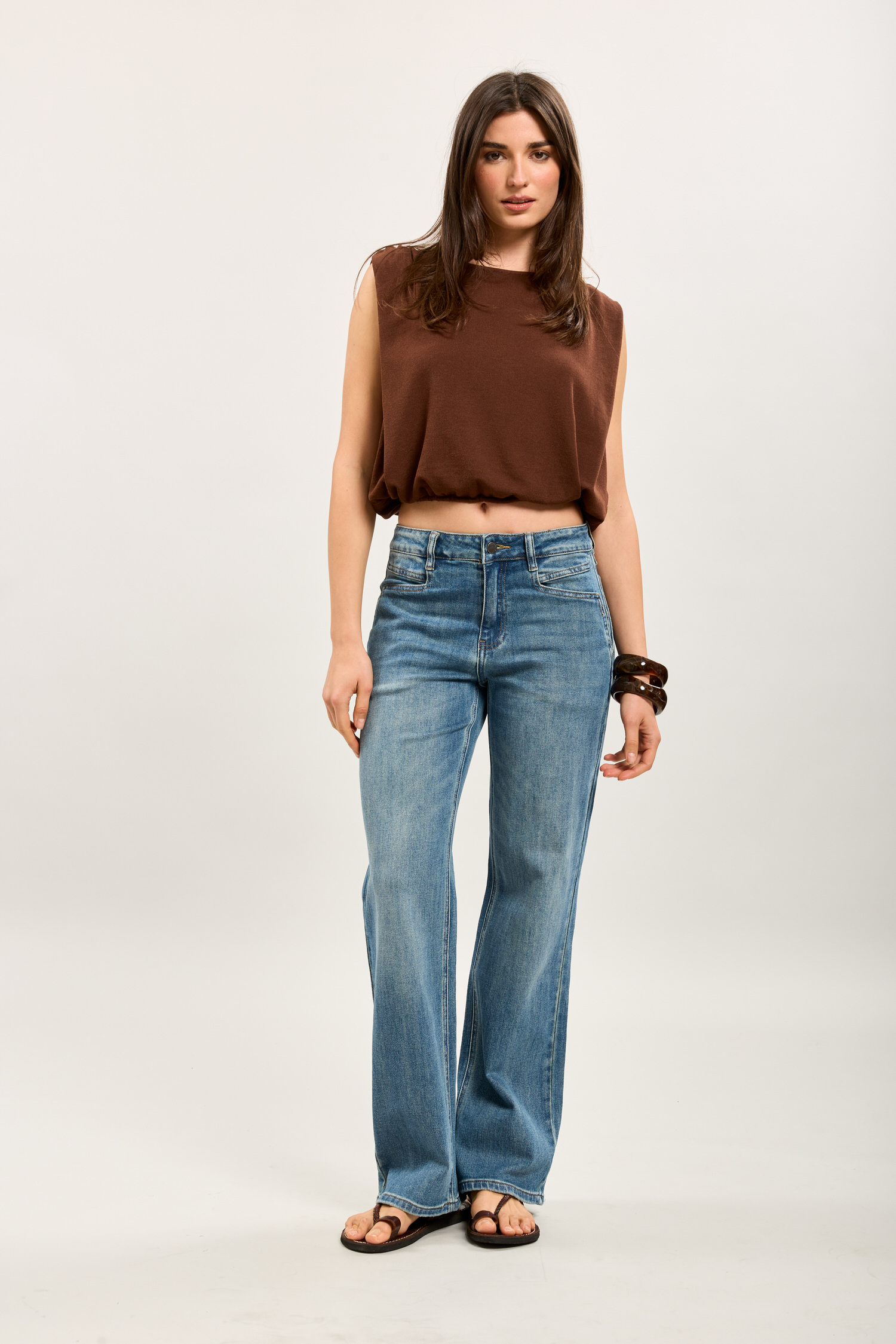 Grossiste Toxik3 - Toxik3 jean stretch droit poches passepoilées détail cœur