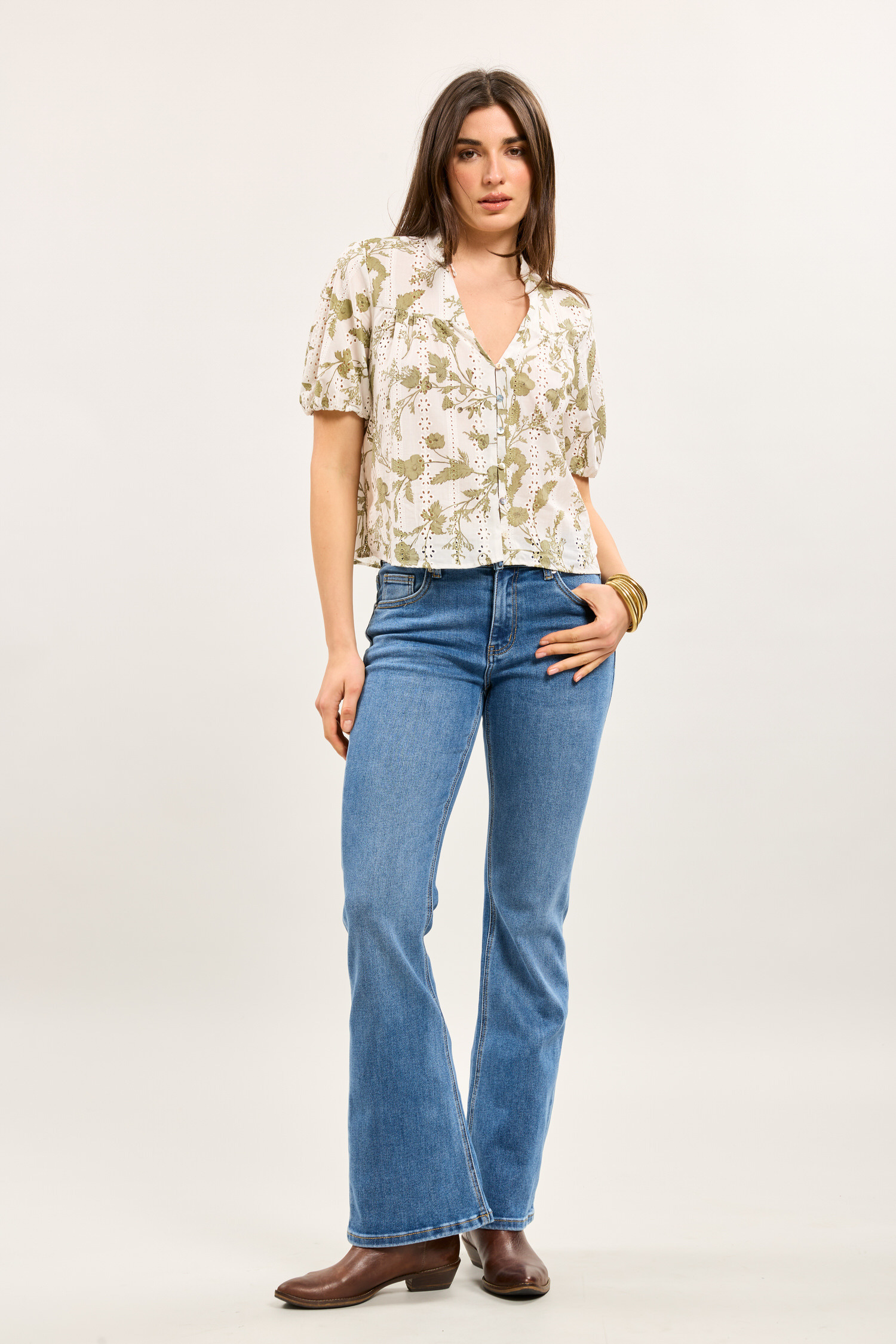 Grossiste Toxik3 - Toxik3 pantalon jean bootcut stretch évasé