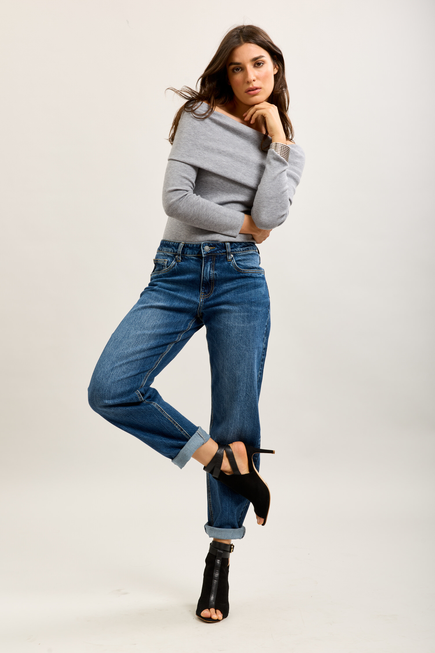 Mayorista Toxik3 - Toxik3 pantalón vaquero mom denim Lyocell