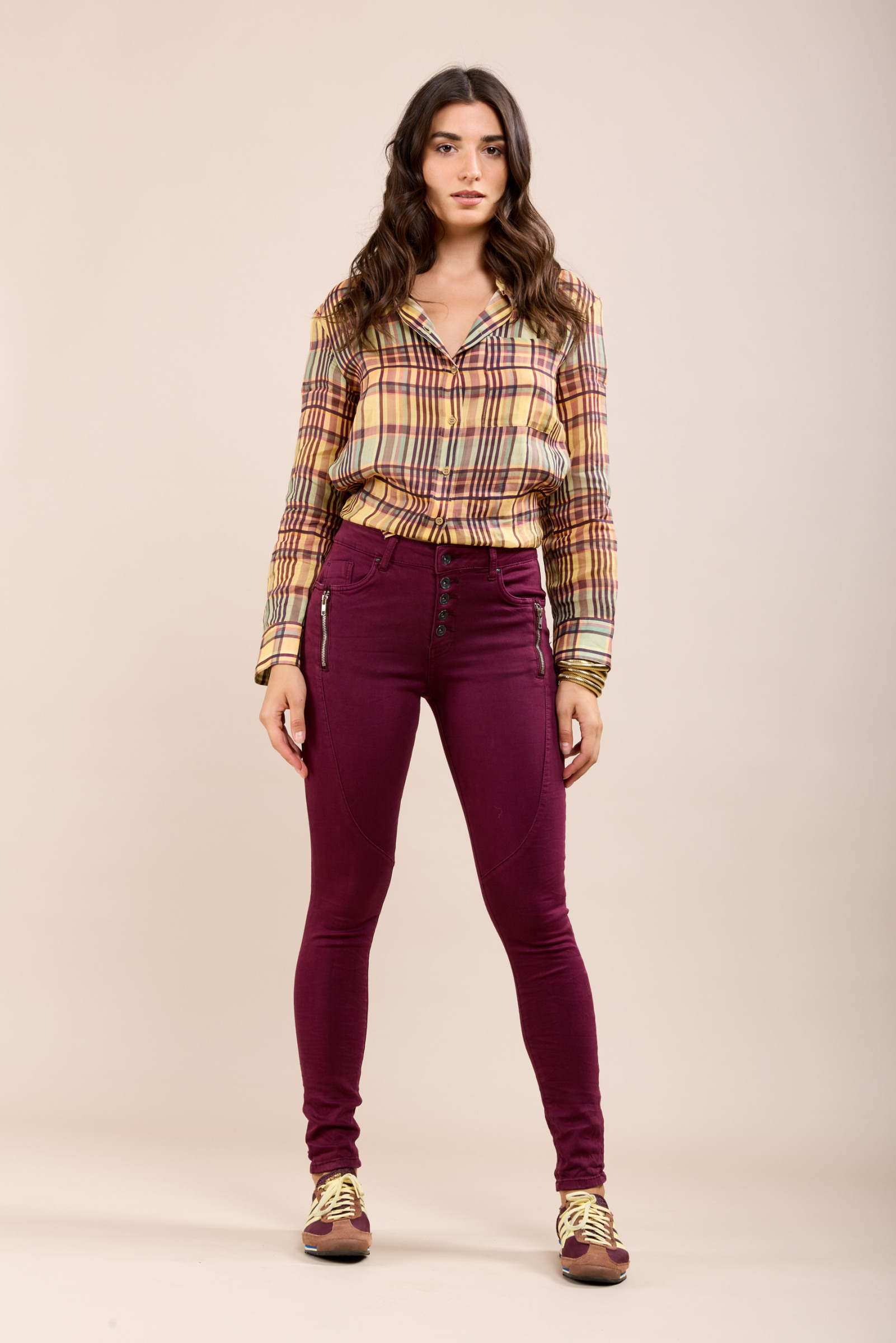 Mayorista Toxik3 - Pantalón arrugado con botones - Channé