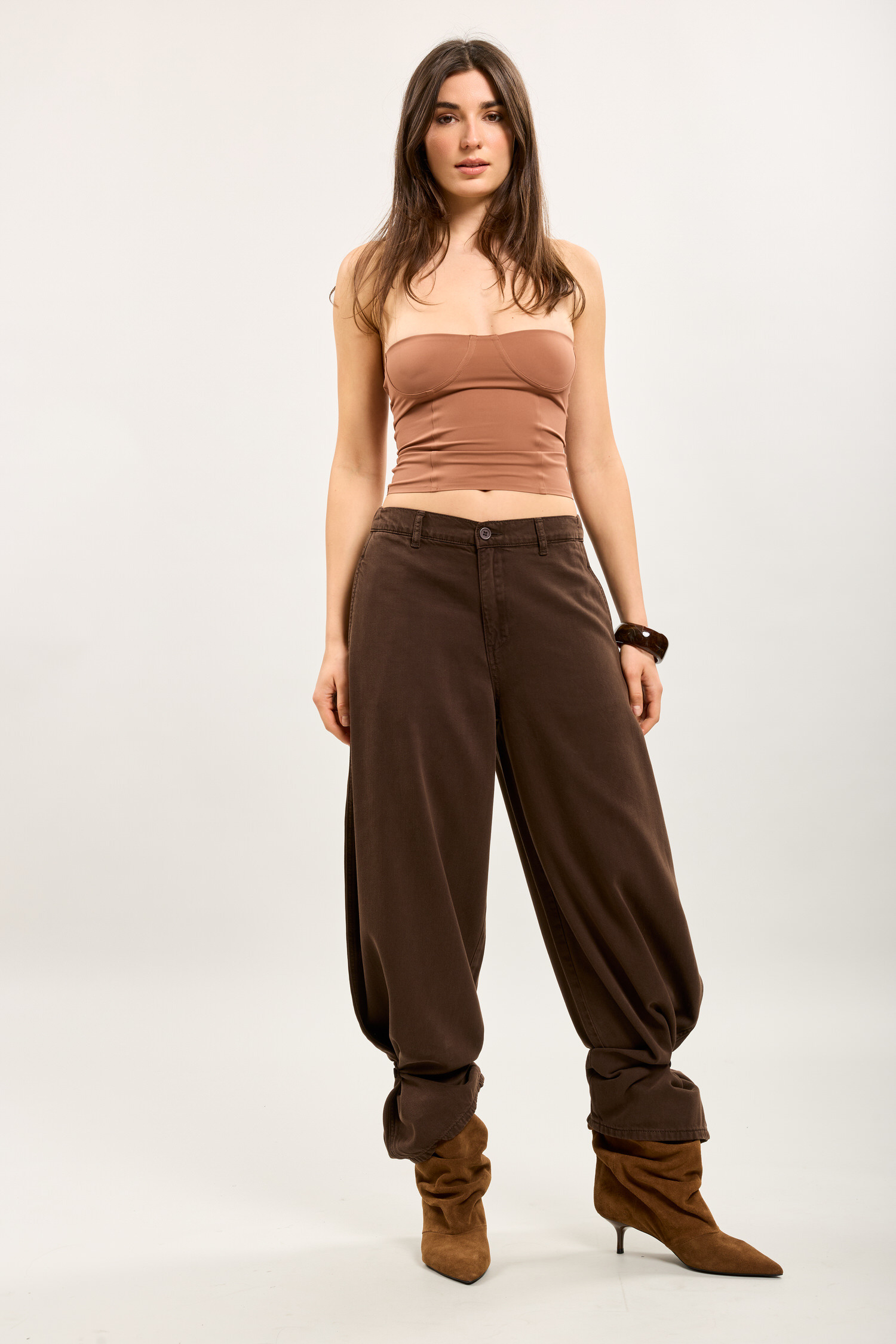 Grossiste Toxik3 - Toxik3 pantalon détail noué cheville