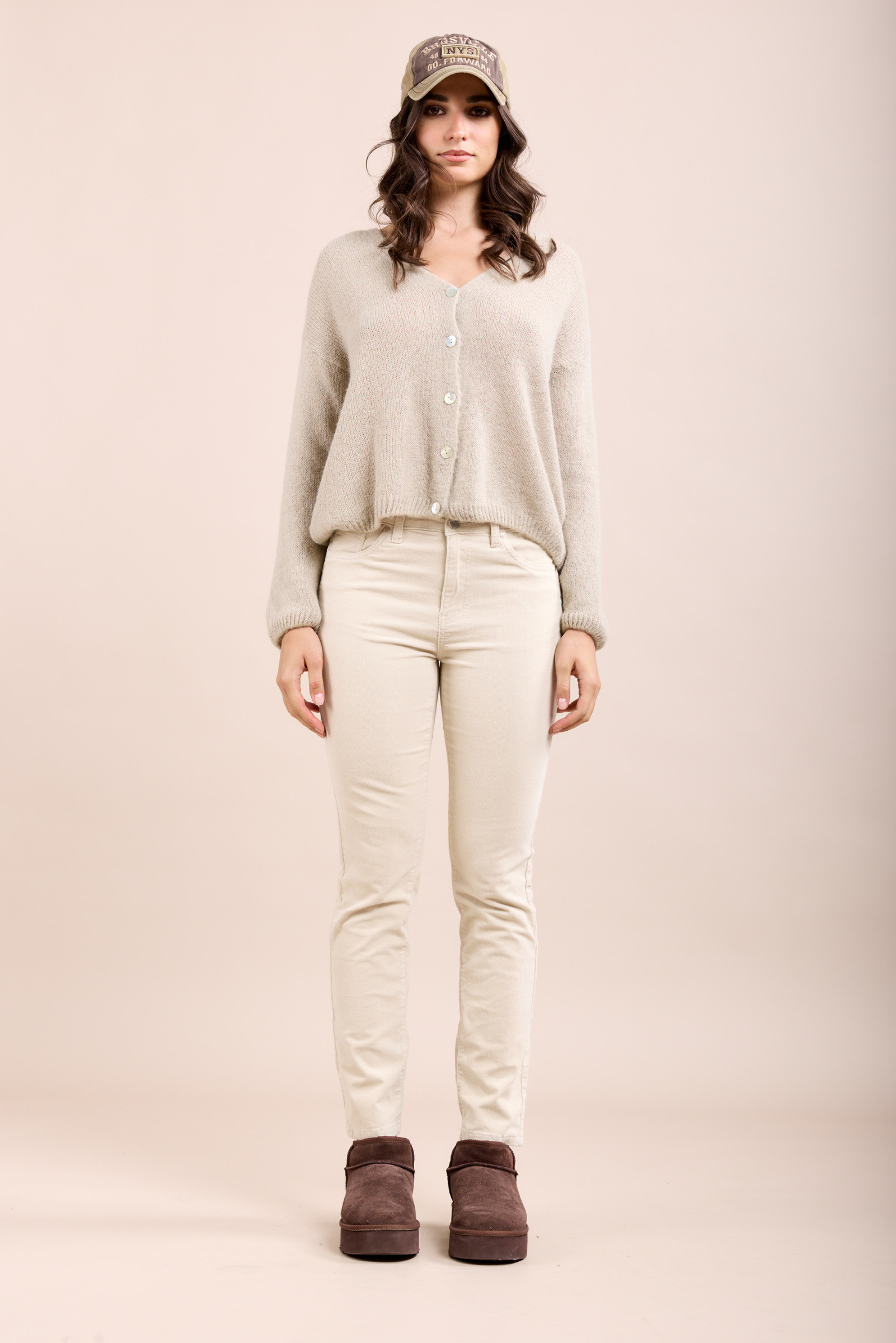 Mayorista Toxik3 - Pantalón slim push-up stretch de Toxik3 en pana fina
