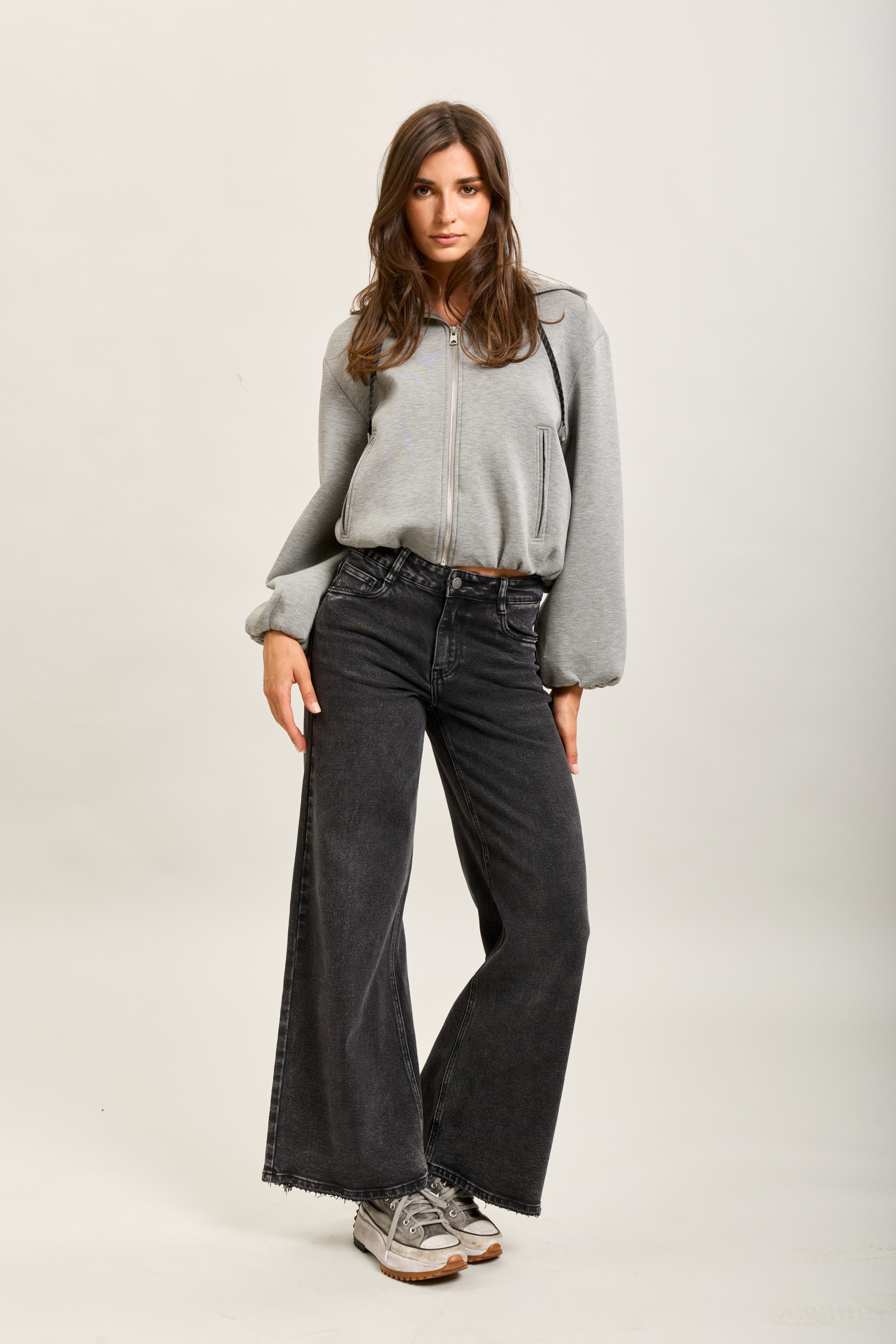 Grossista Toxik3 - Toxik3 jeans a gamba larga in denim elasticizzato