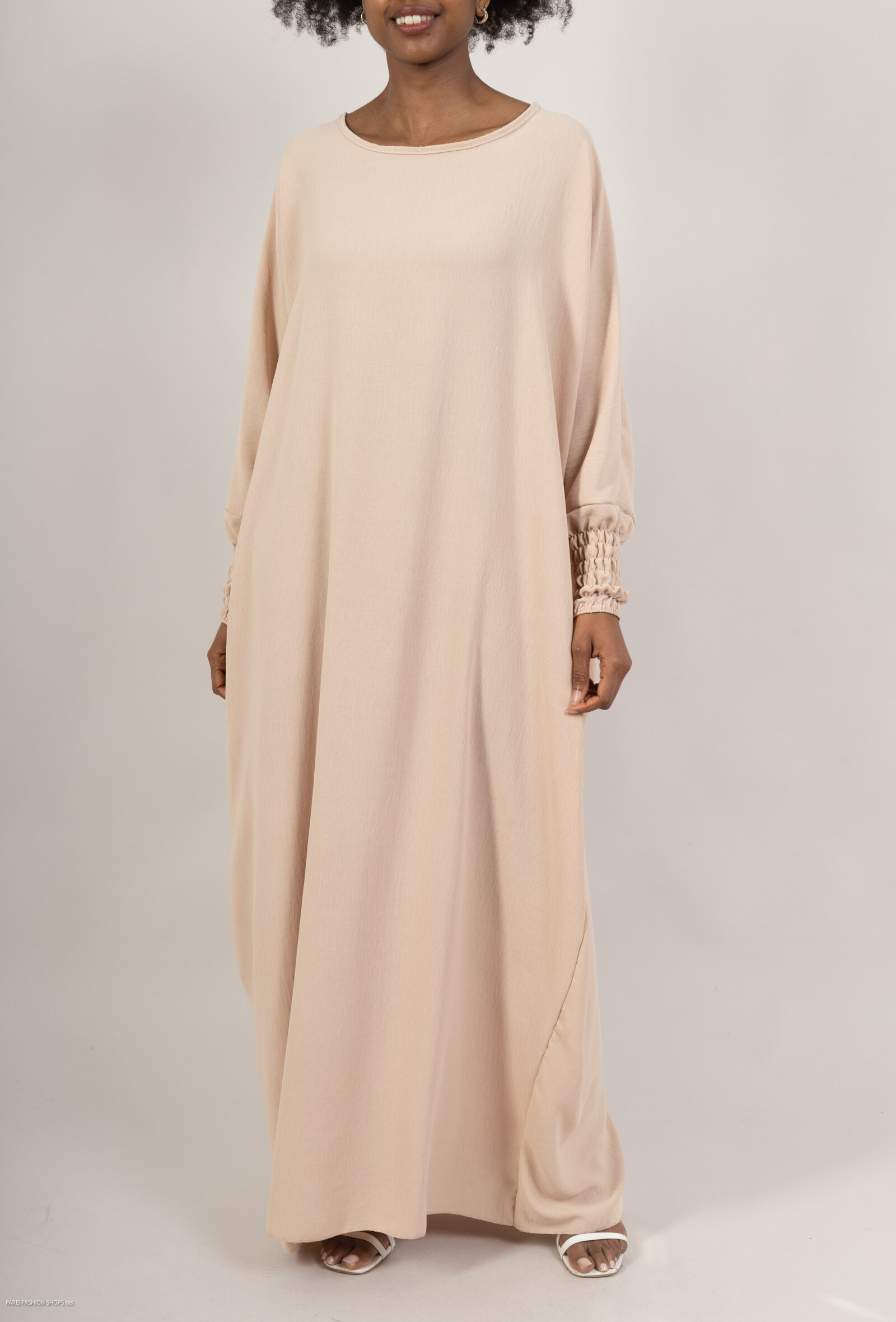 Grossiste TRENDLAND - Abaya manches smockées