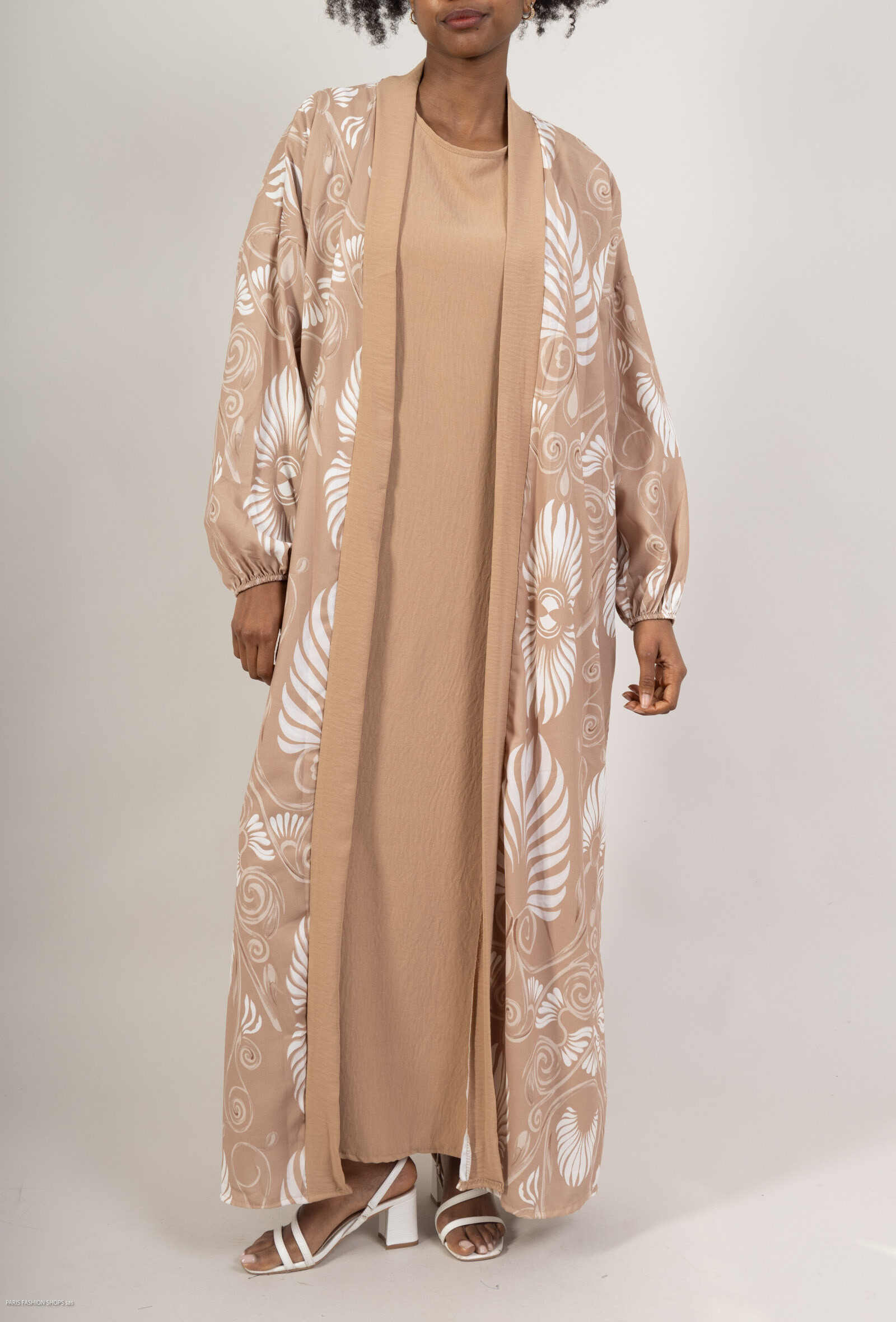 Grossiste TRENDLAND - Abaya imprimée longue
