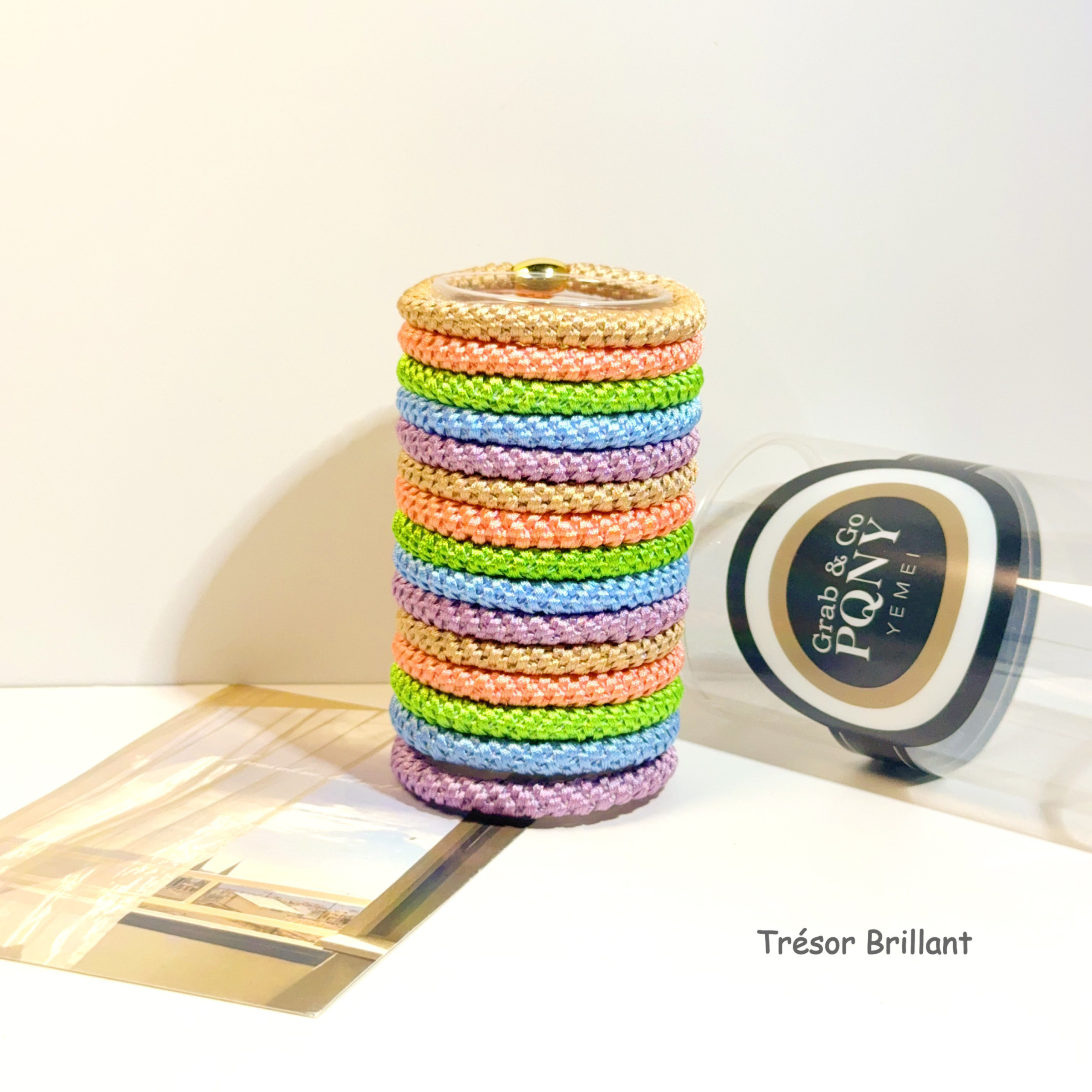 Grossiste Trésor Brillant - Lot de 15 Élastiques Bracelets Ficelle – Perles Dorées & Style Bohème