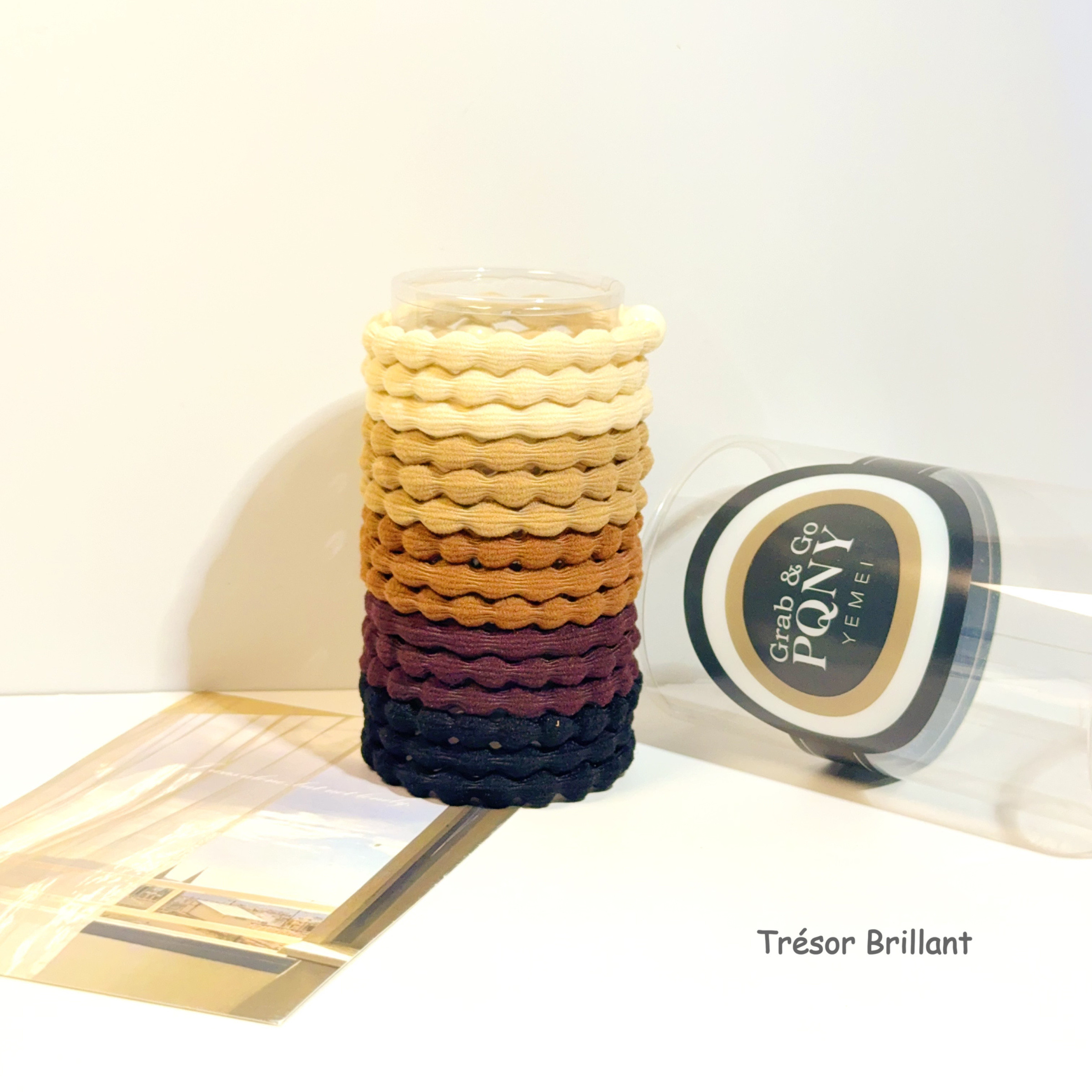 Grossiste Trésor Brillant - Lot de 15 Élastiques Bracelets Ficelle – Texture Perles & Style Bohème