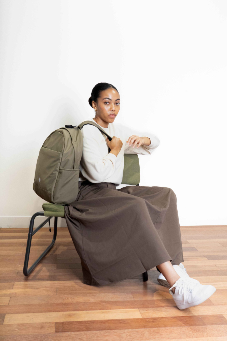 Mayorista trigram - Mochila City Round - Verde Arcilla