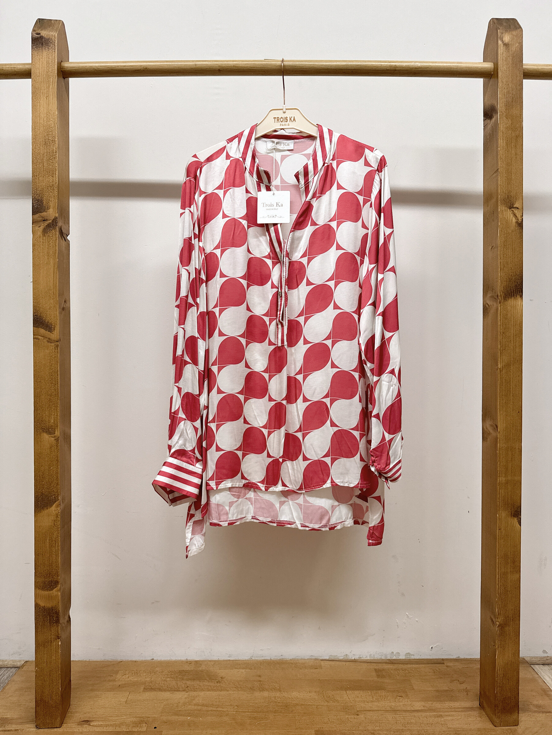 Wholesaler Trois Ka II - Viscose printed shirt
