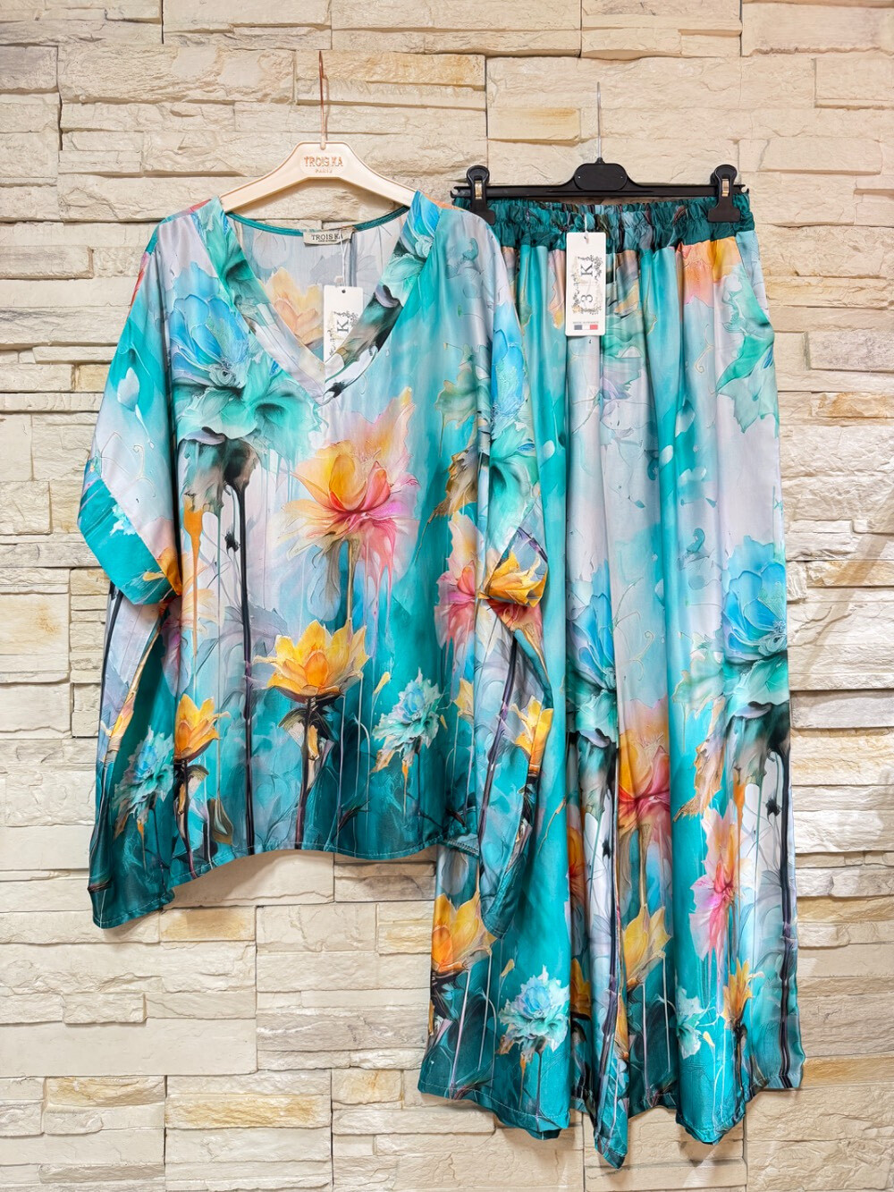 Wholesaler Trois Ka II - Viscose silk set