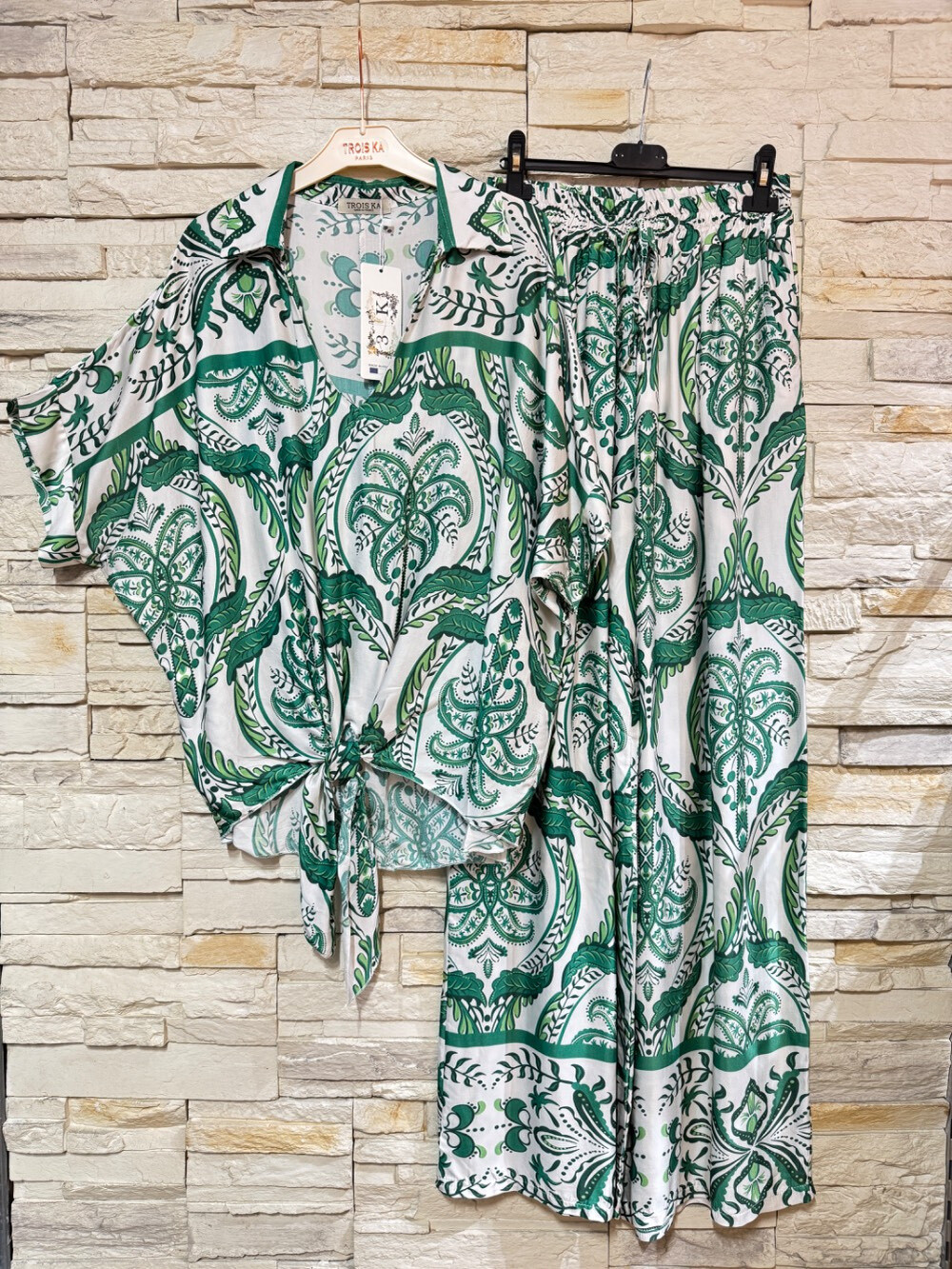 Wholesaler Trois Ka II - Viscose satin set