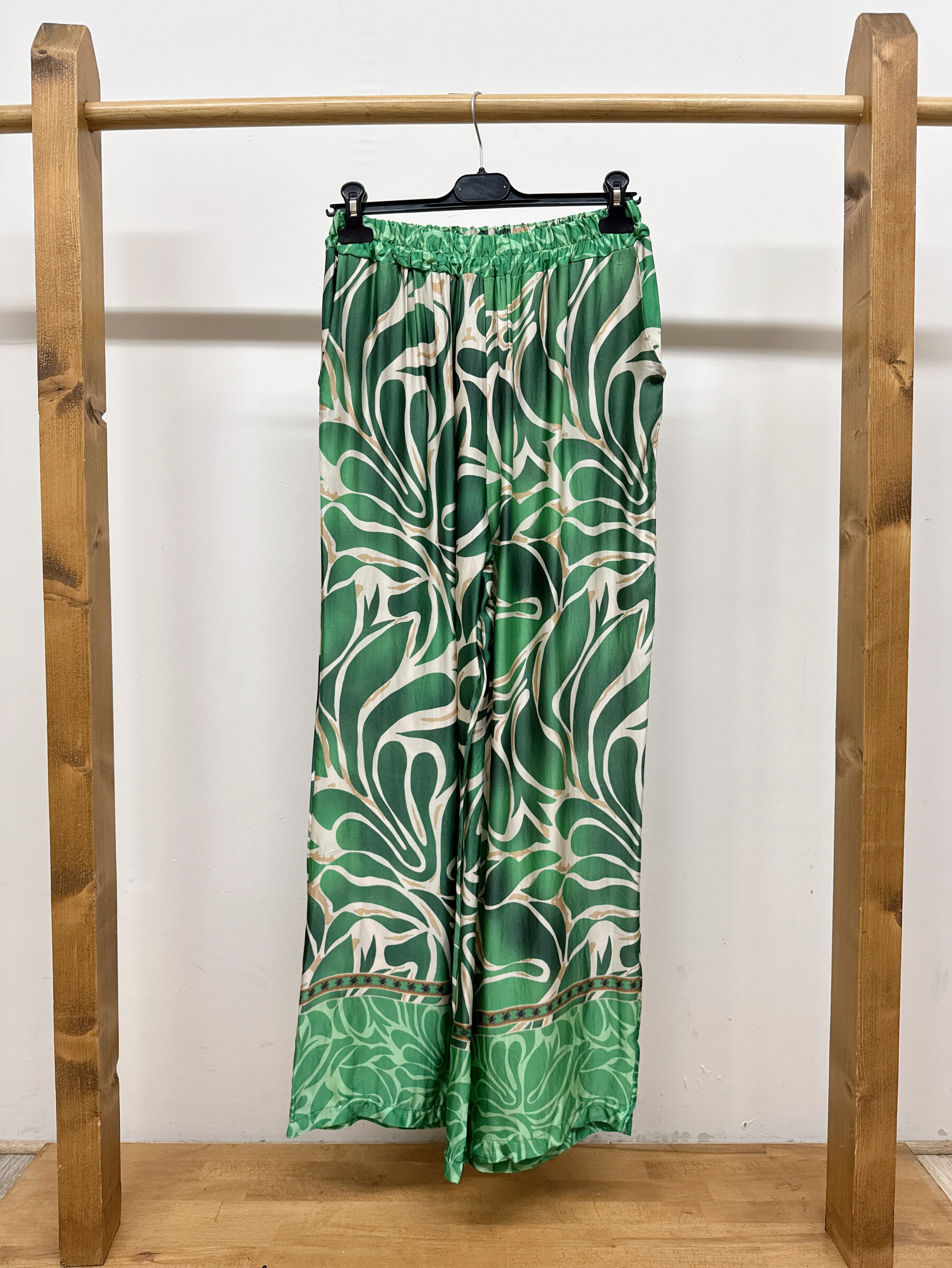 Wholesaler Trois Ka II - Viscose printed pants with pockets