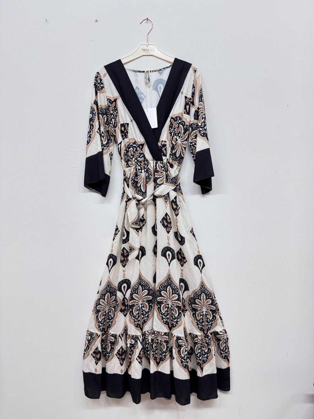 Großhändler Trois Ka II - Viskose -Kleid