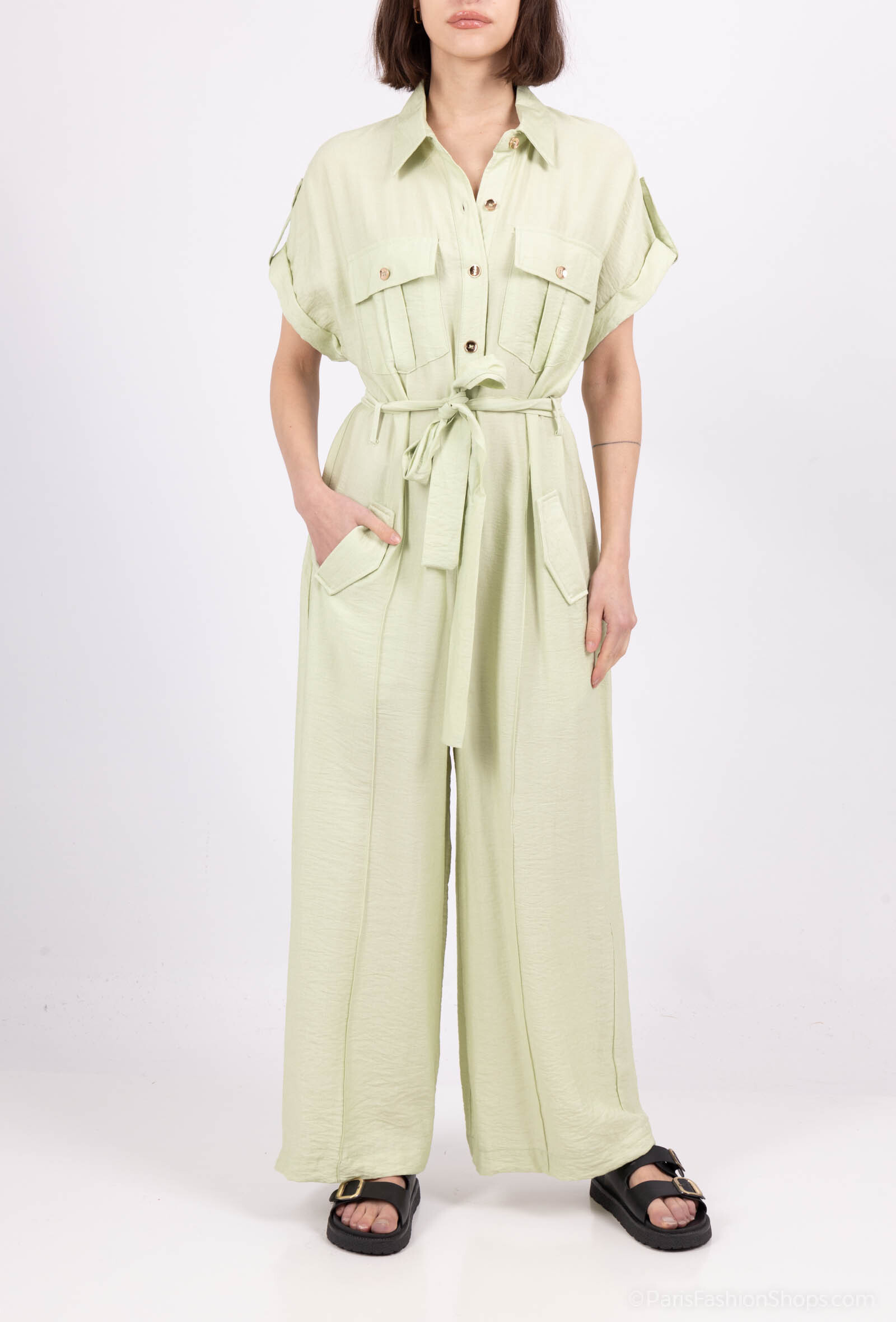 Wholesaler Unigirl - Large pants combination with short sleeves