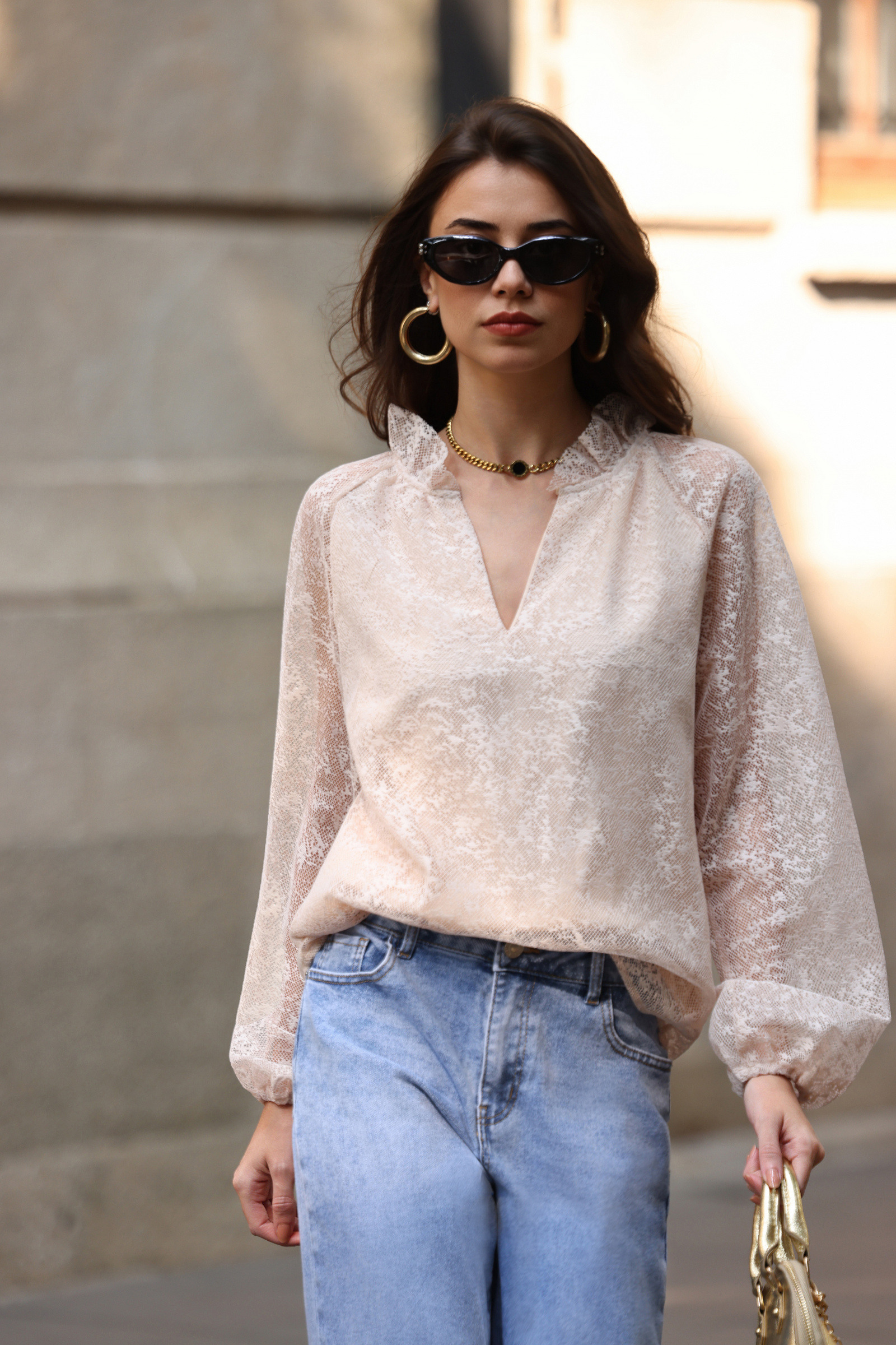 Grossiste Unika Paris - Blouse en dentelle