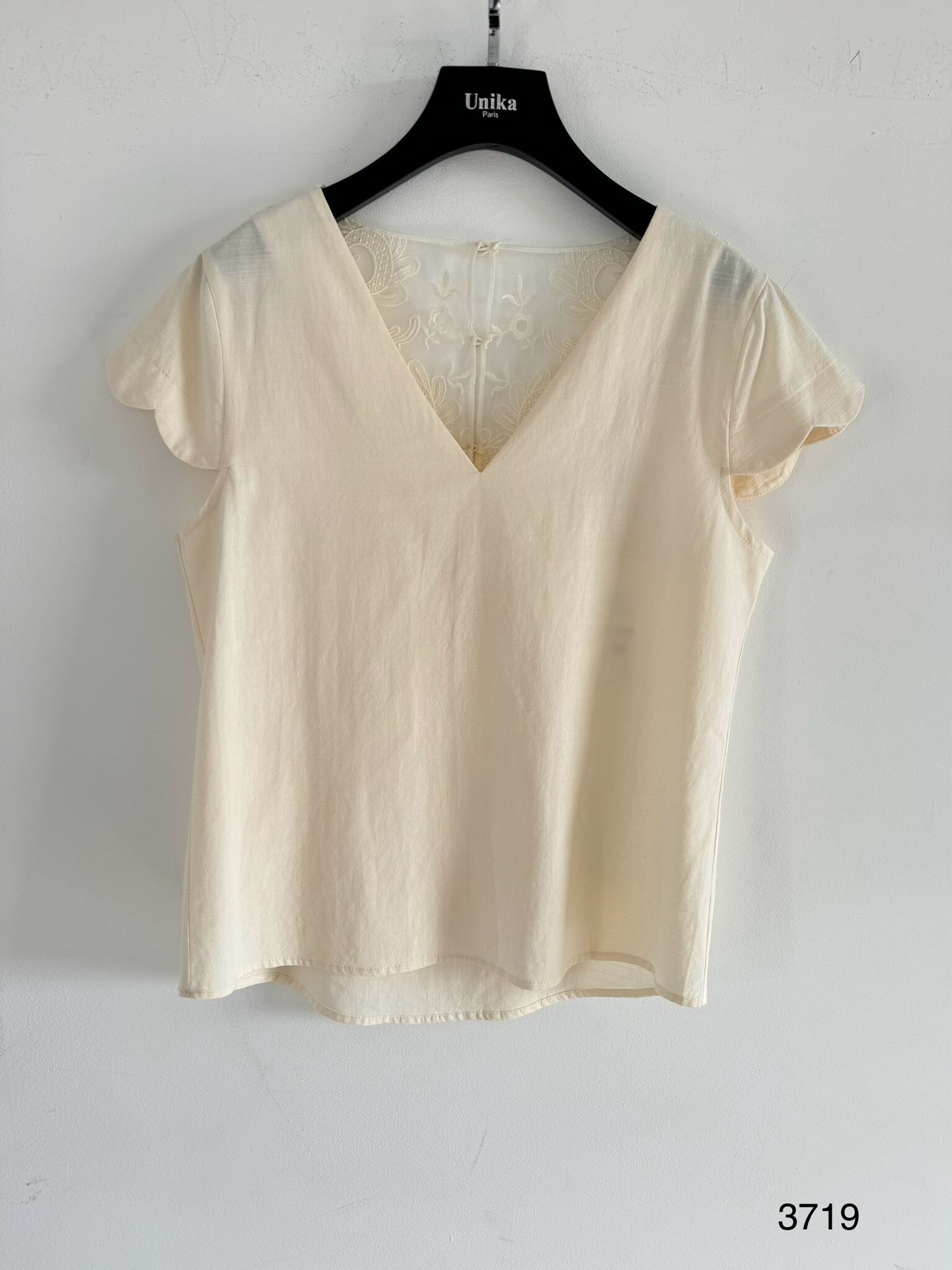 Grossiste Unika Paris - Blouse avec dos dentelle