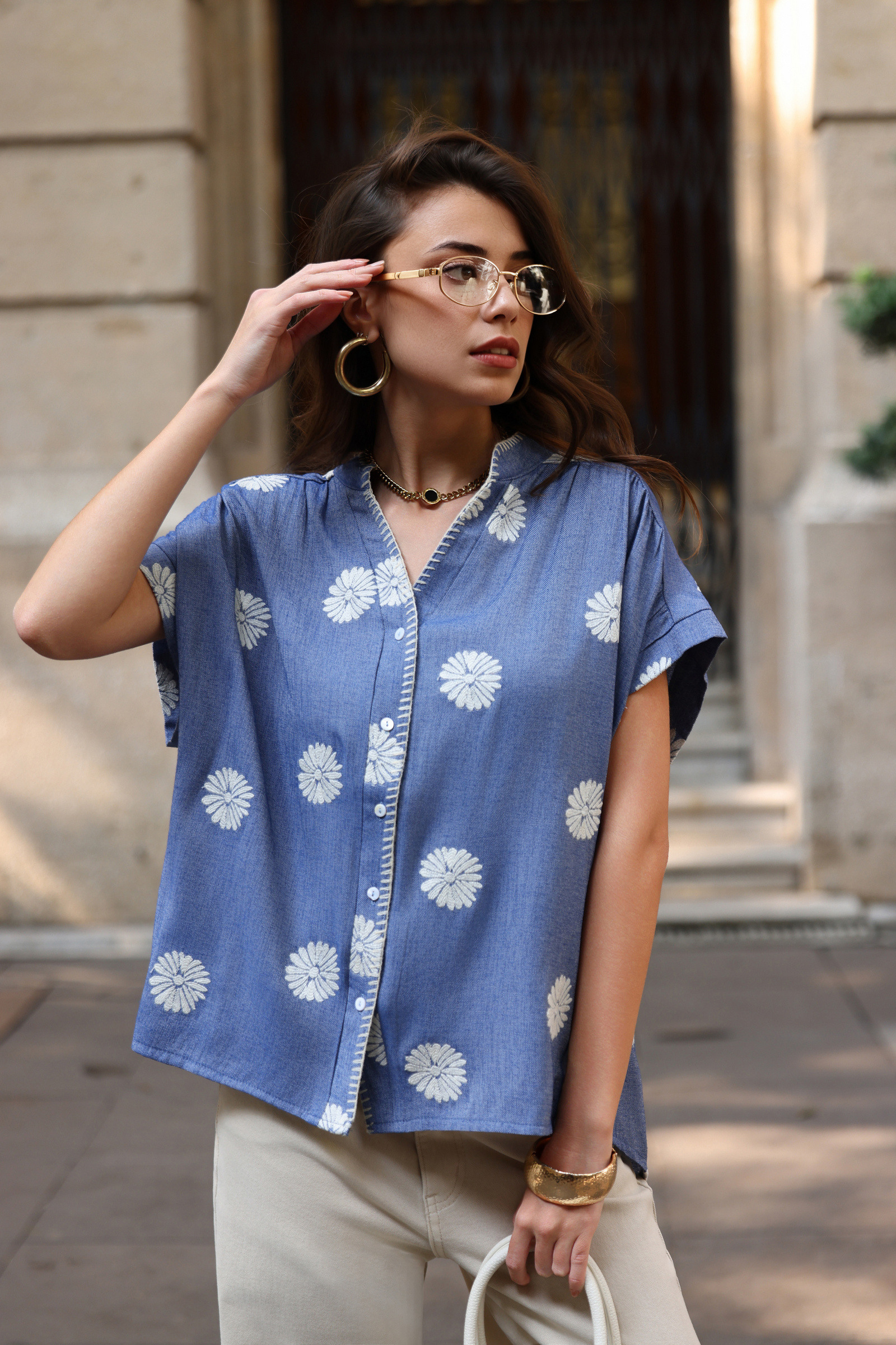 Grossiste Unika Paris - Blouse brodée