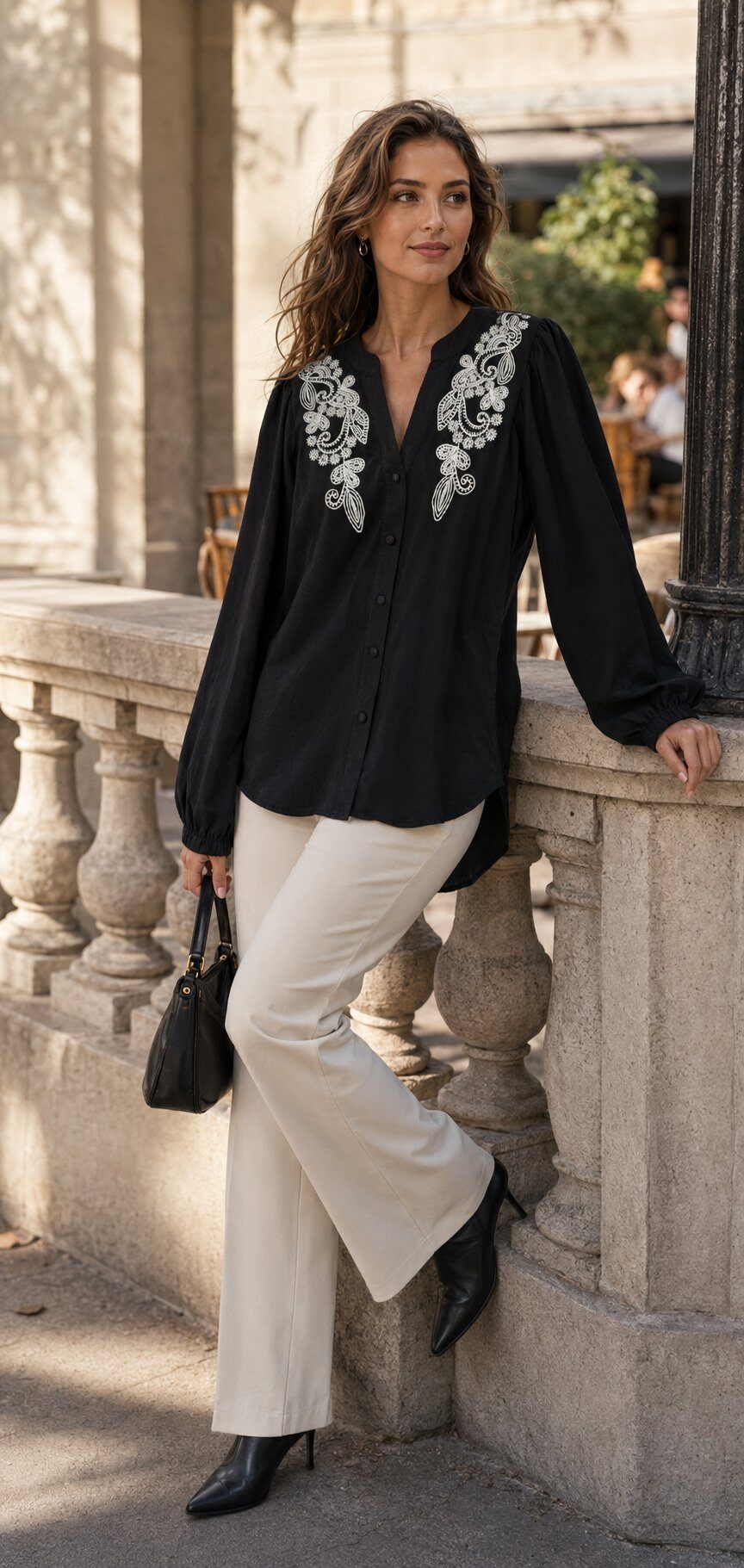 Grossista Unika Paris - Blusa ricamata