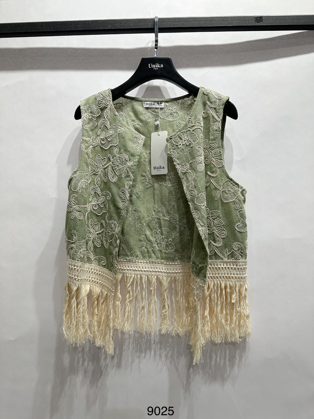 Mayorista Unika Paris - Chaleco de traje con bordado boho