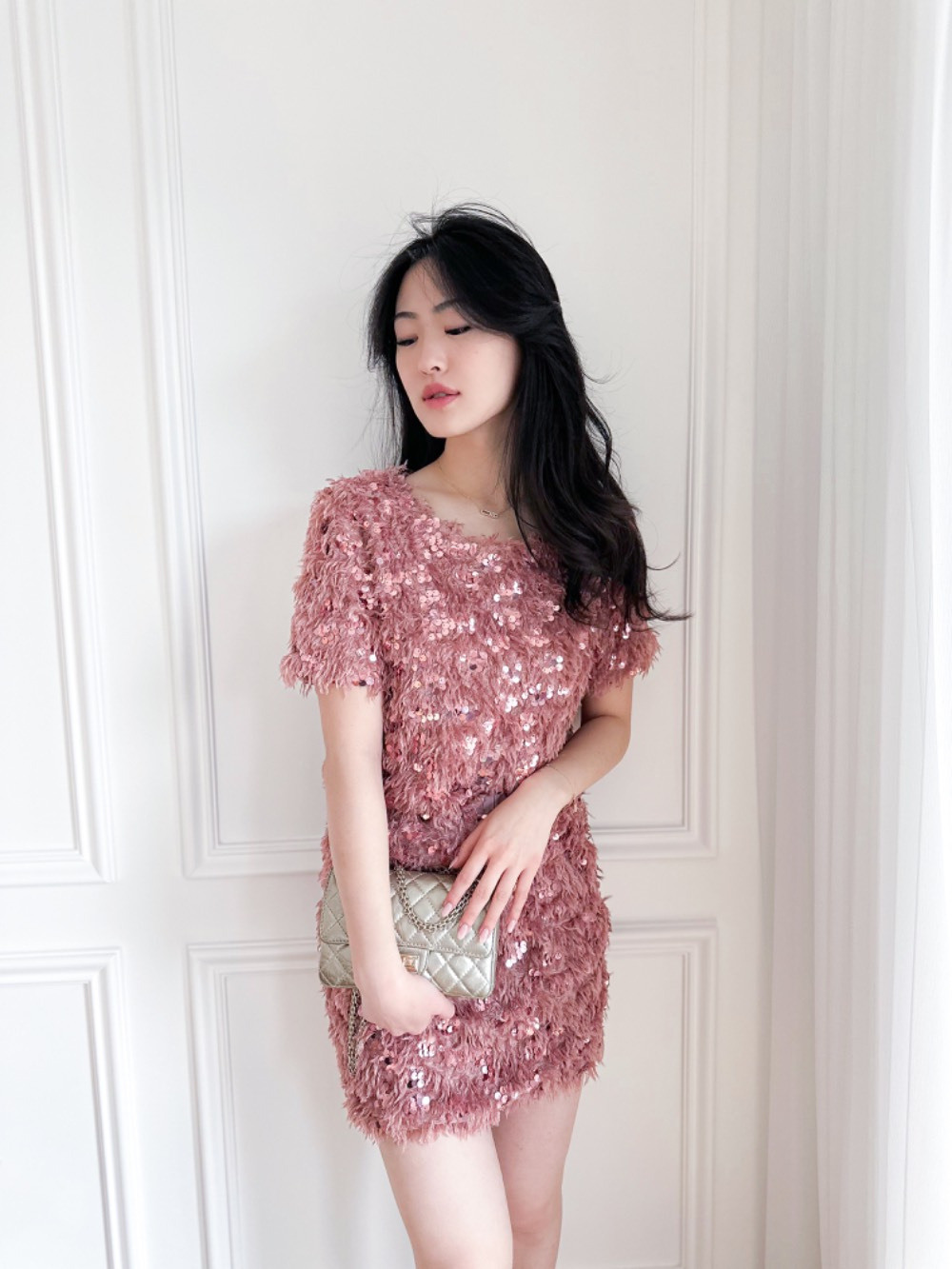 Wholesaler Unika Paris - Fringed sequin skirt