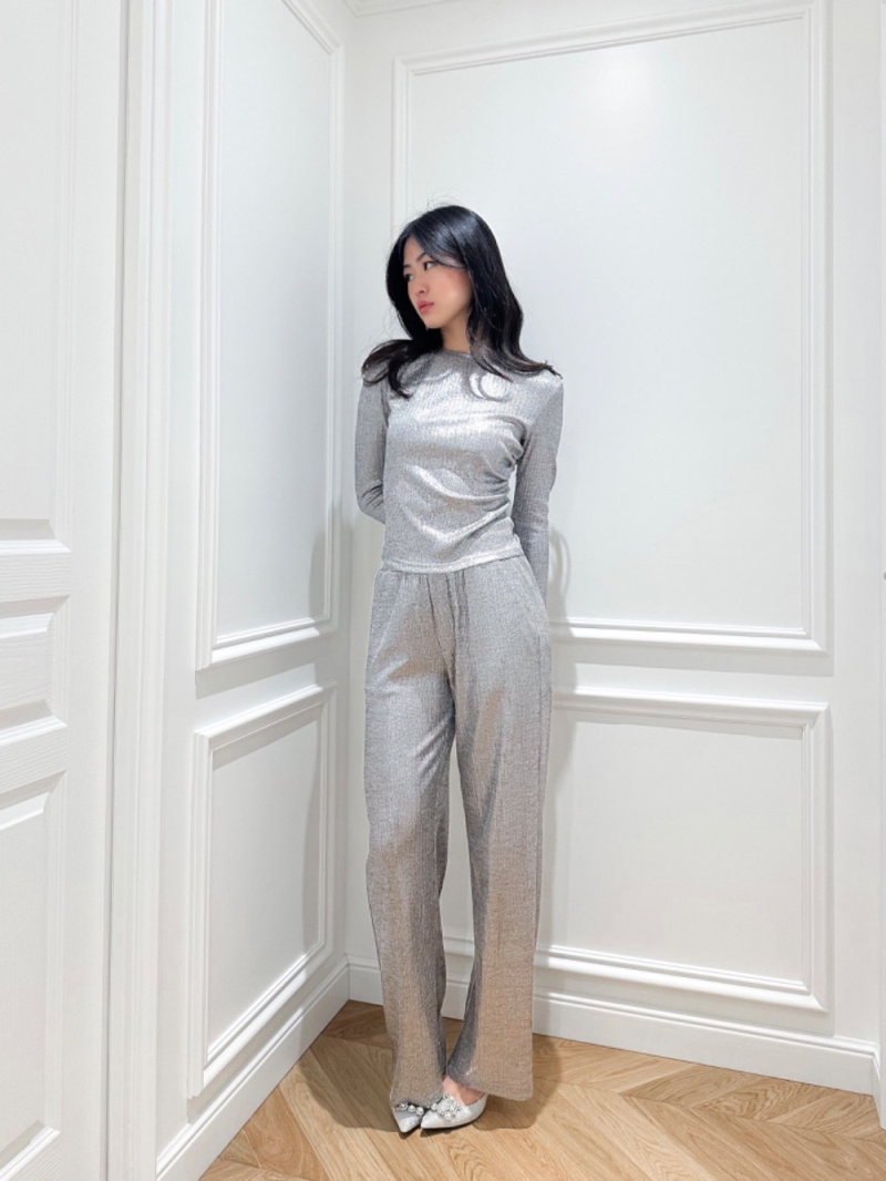 Mayorista Unika Paris - Pantalones metalizados