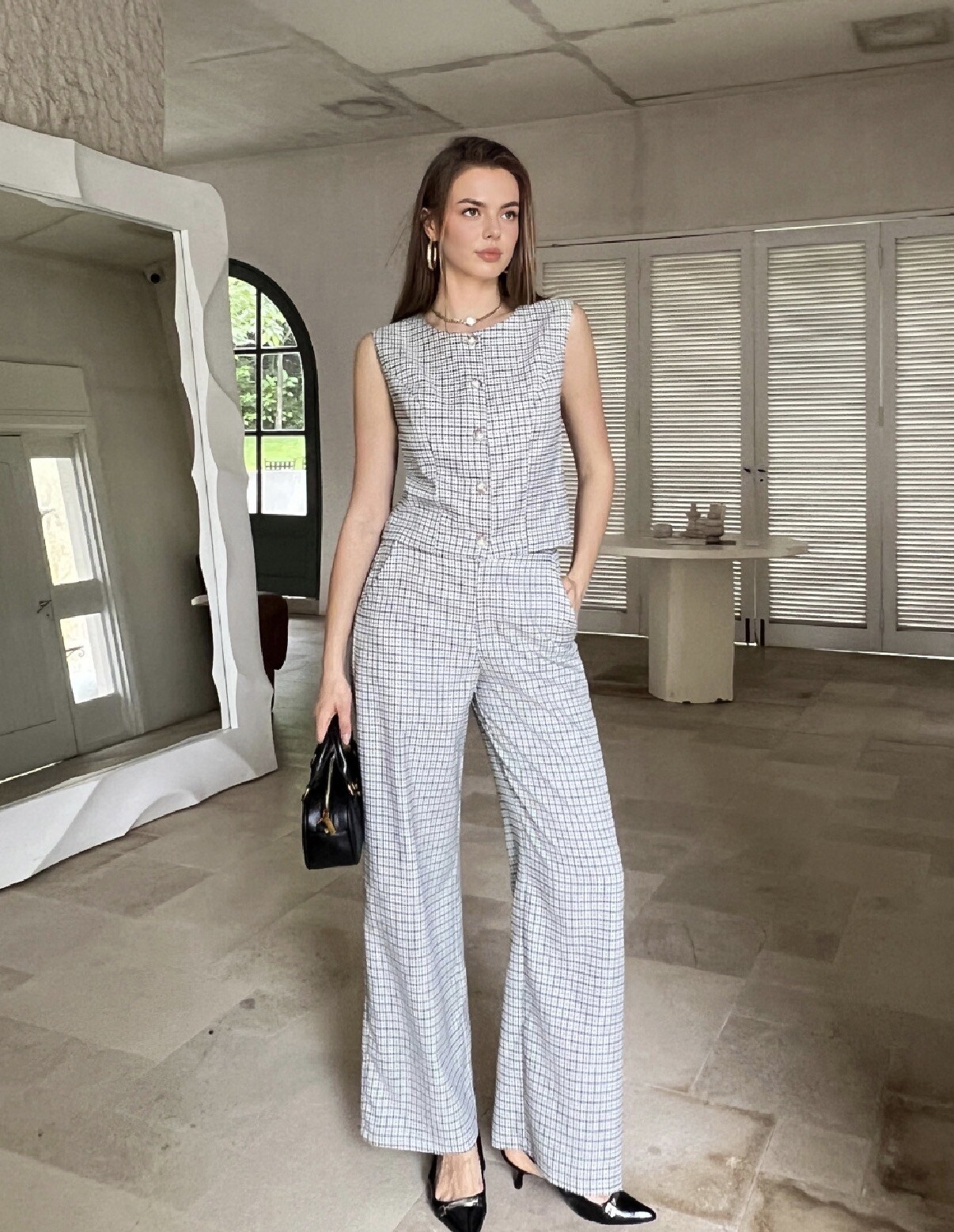 Grossista Unika Paris - Pantaloni a quadri