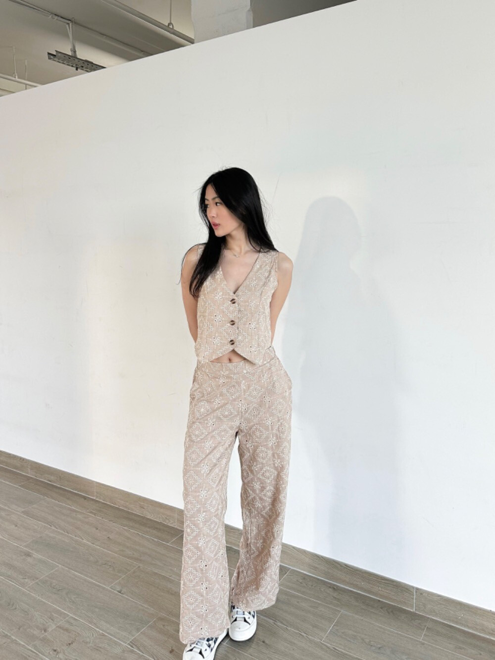 Großhändler Unika Paris - Boho bestickte Anzugweste