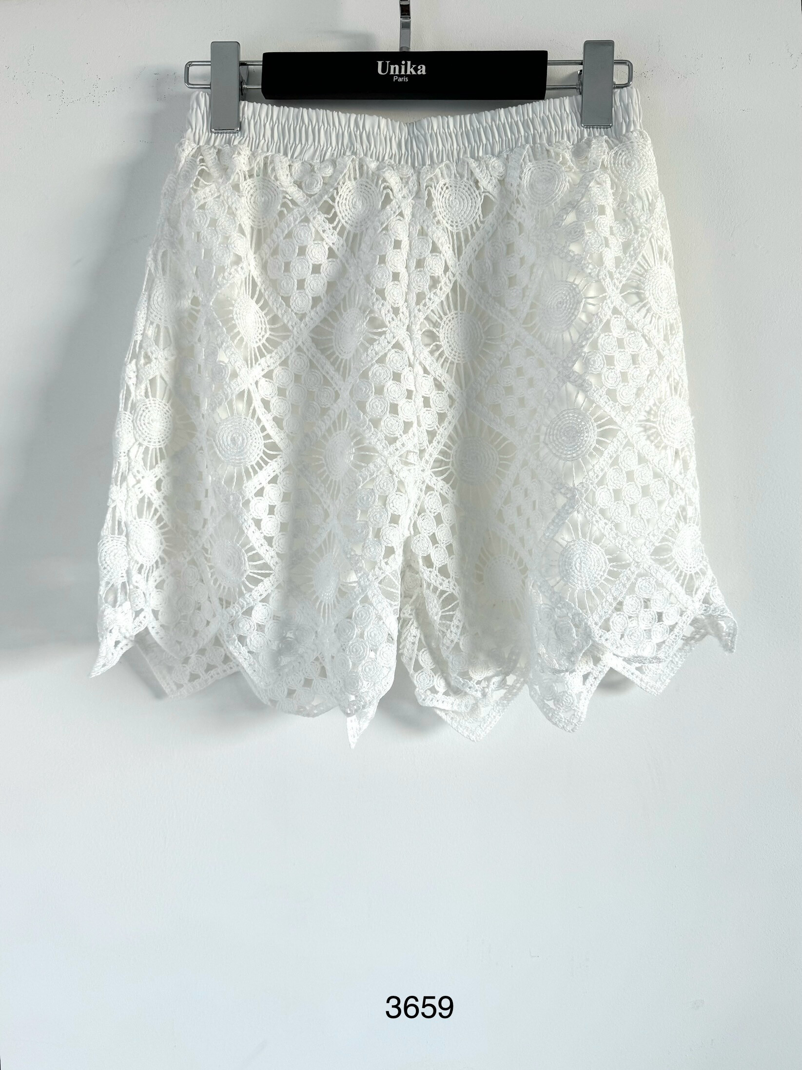 Grossista Unika Paris - Short con uncinetto