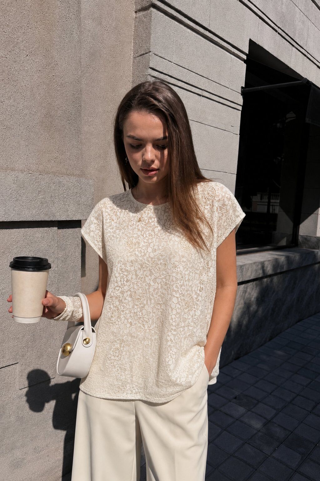 Wholesaler Unika Paris - Embroidered blouse with shimmering thread