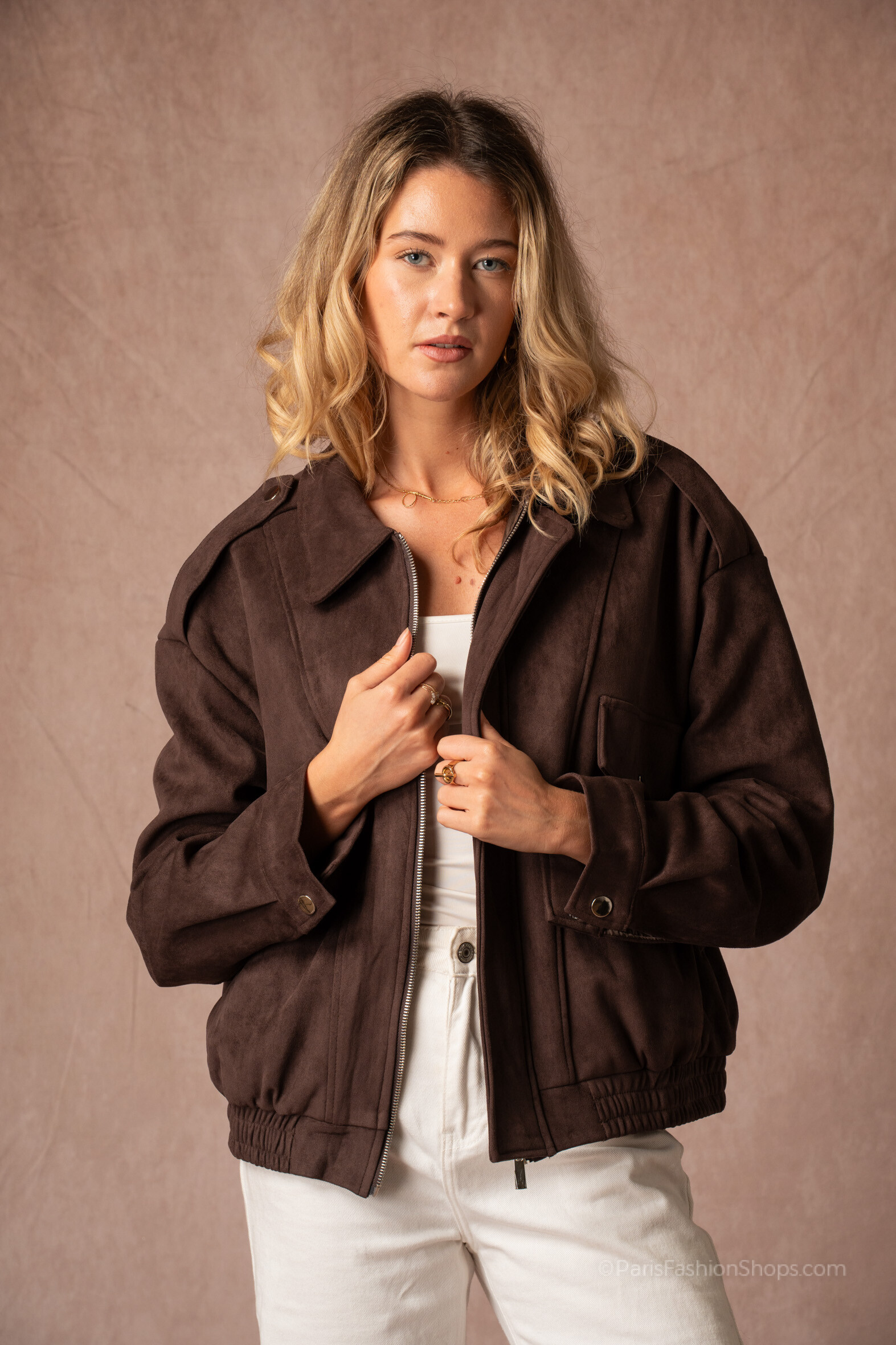 Mayorista Unika Paris - Chaqueta de ante